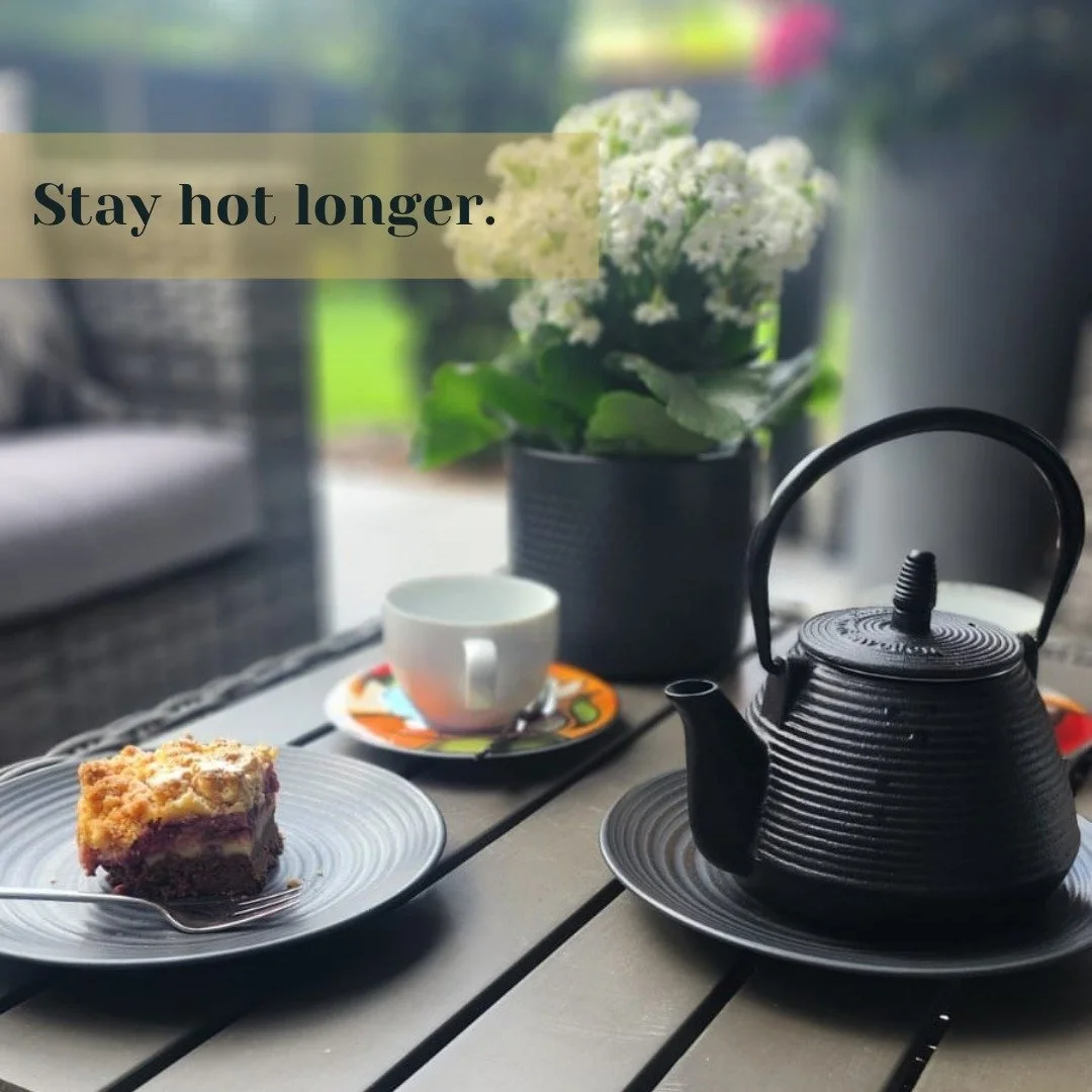 Cold tea? Not on our watch! ☕🔥
​The Westbo cast iron teapot has one superpower: it holds heat so well that you can finish a whole book, and your tea will still be steaming hot. It&rsquo;s so tough, you'll probably change your furniture three times b