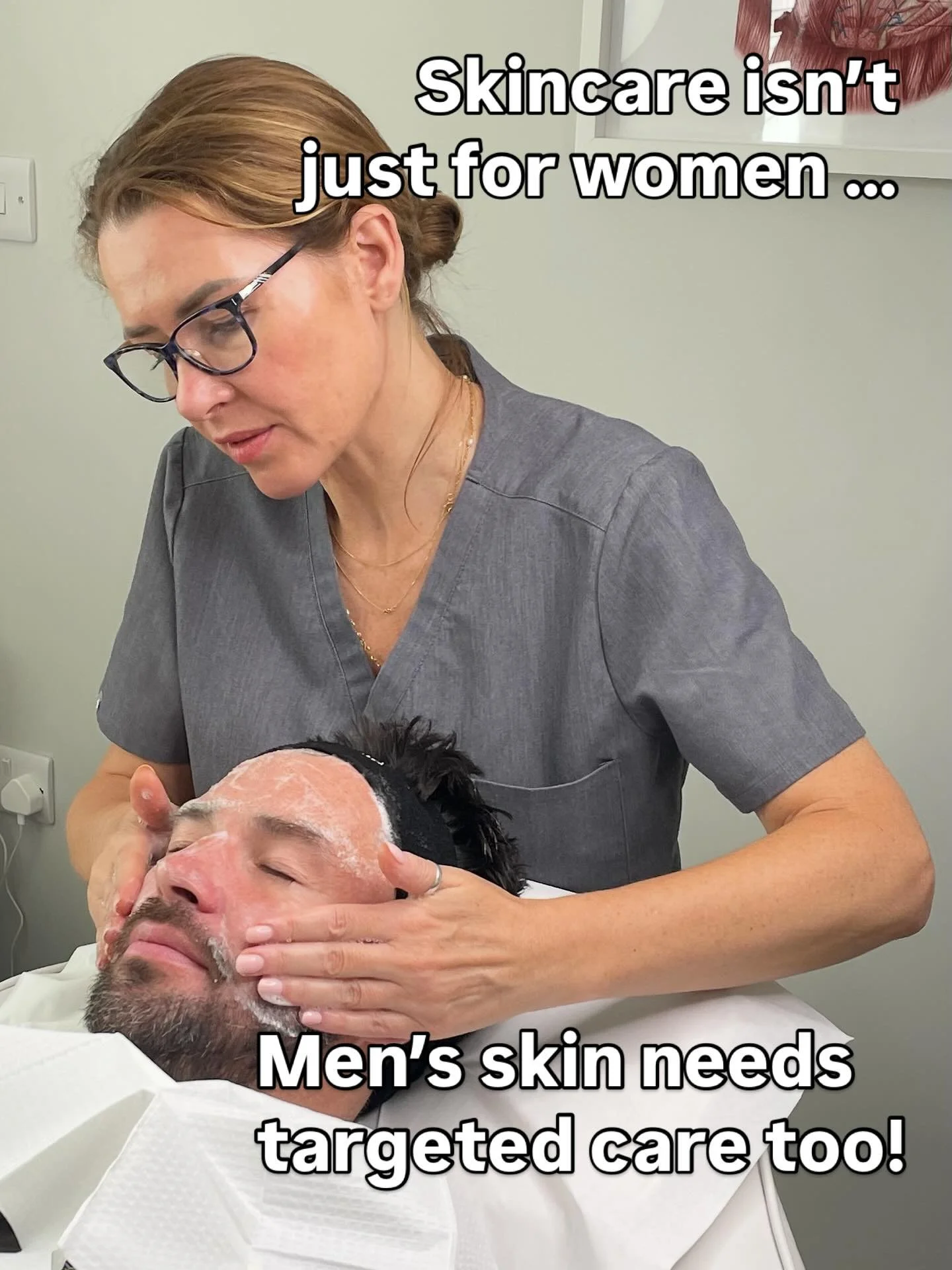 ✨ Men&rsquo;s skin needs care too ✨

Skincare isn&rsquo;t just for women &ndash; more and more men are realising the benefits of professional treatments. Male skin is naturally thicker, oilier, and often exposed to shaving irritation, which means it 
