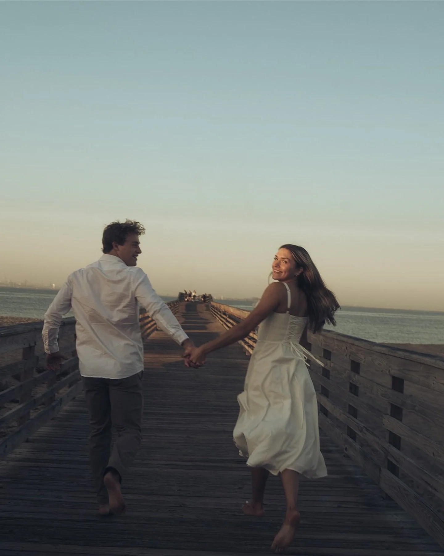Golden hour with my forever 🌅
Chasing sunsets and holding onto you. Here’s to a lifetime of quiet moments, barefoot walks, and endless horizons together.