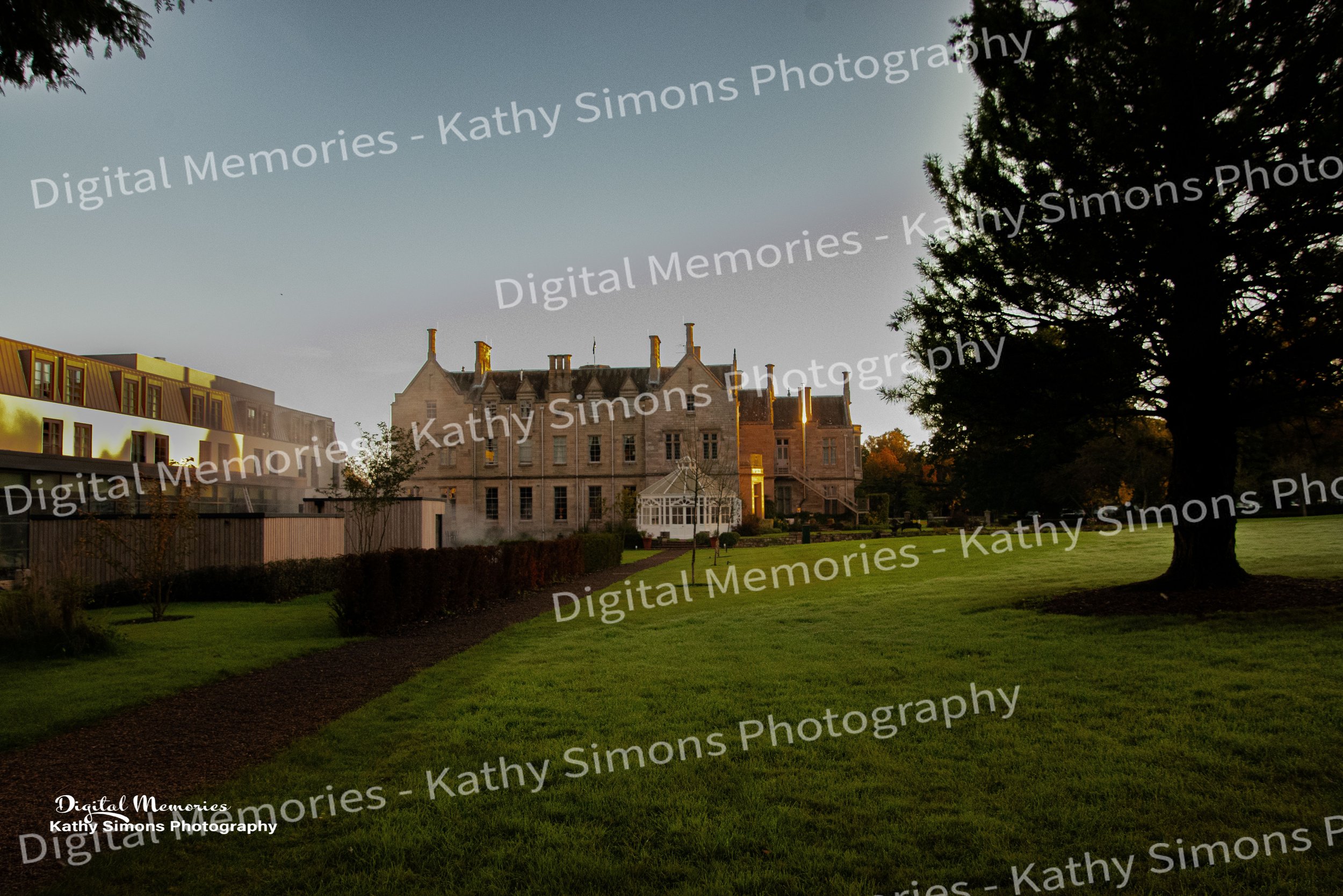 Digital Prints - Evening At The Roxburghe