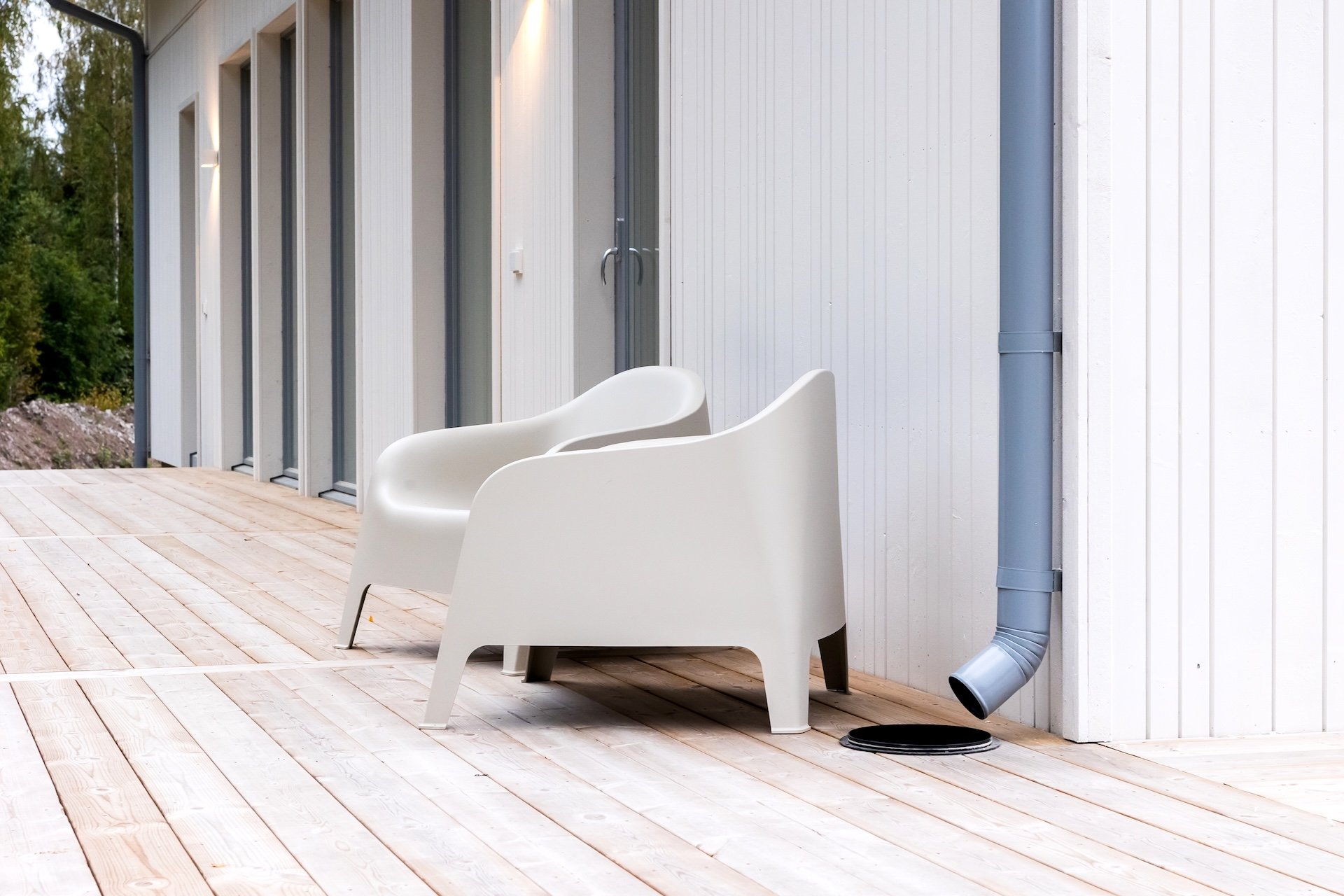 Rakennuksen ulkokuva osana visuaalista markkinointikokonaisuutta