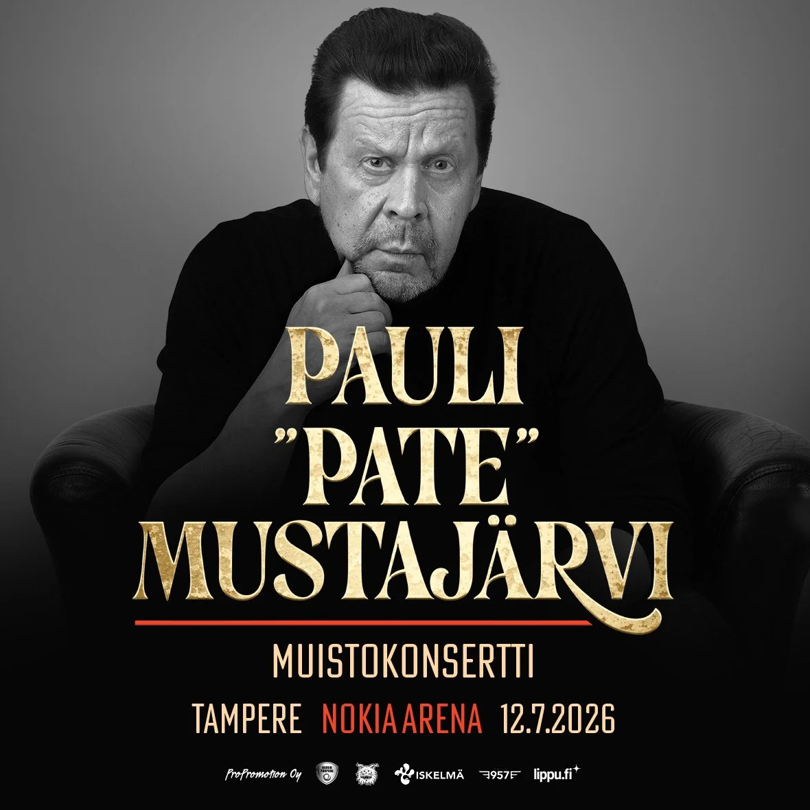 Pate Mustajärveä muistellaan viikonlopun areenakonsertissa