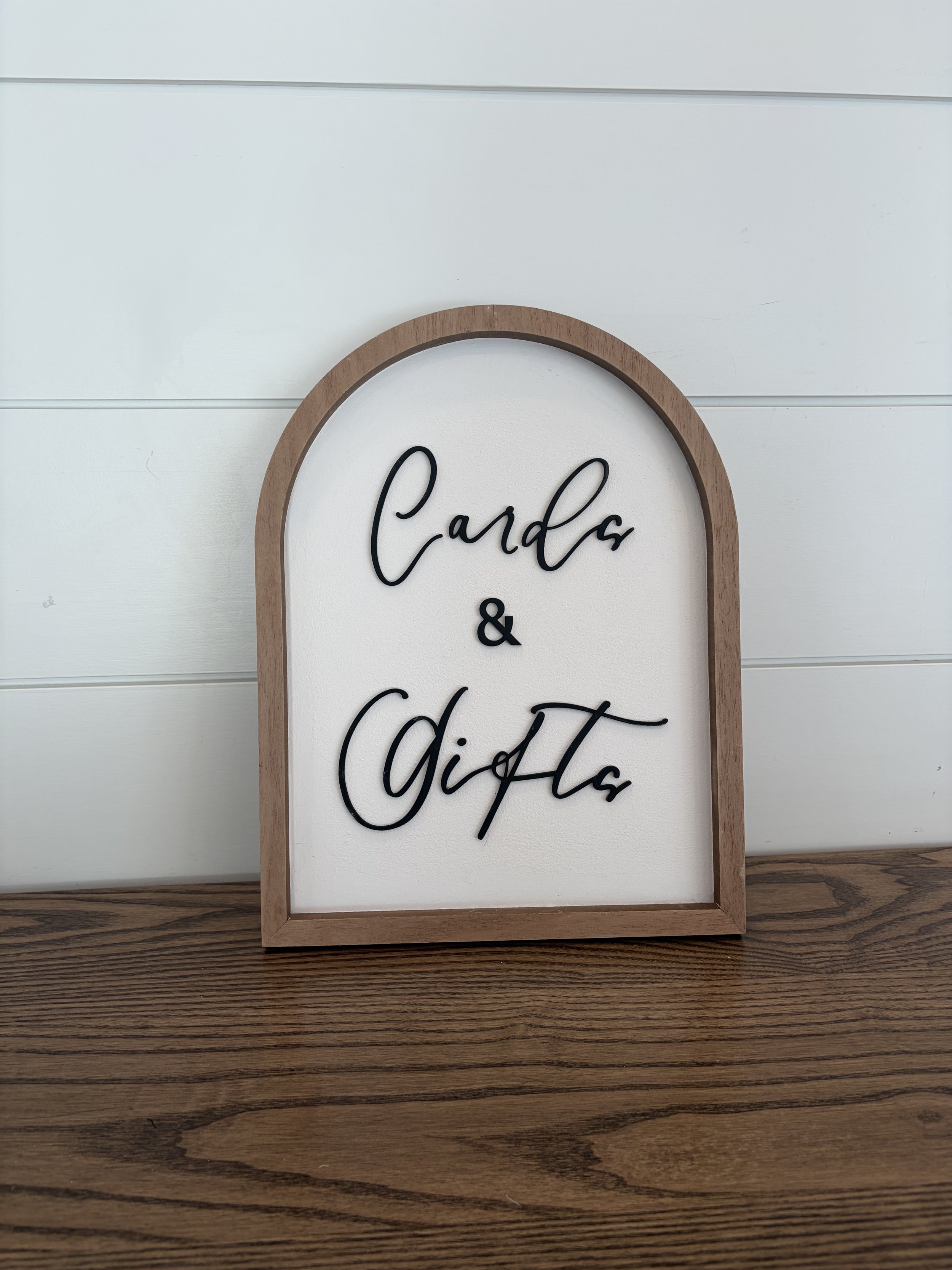 Wooden Cards & Gifts Sign