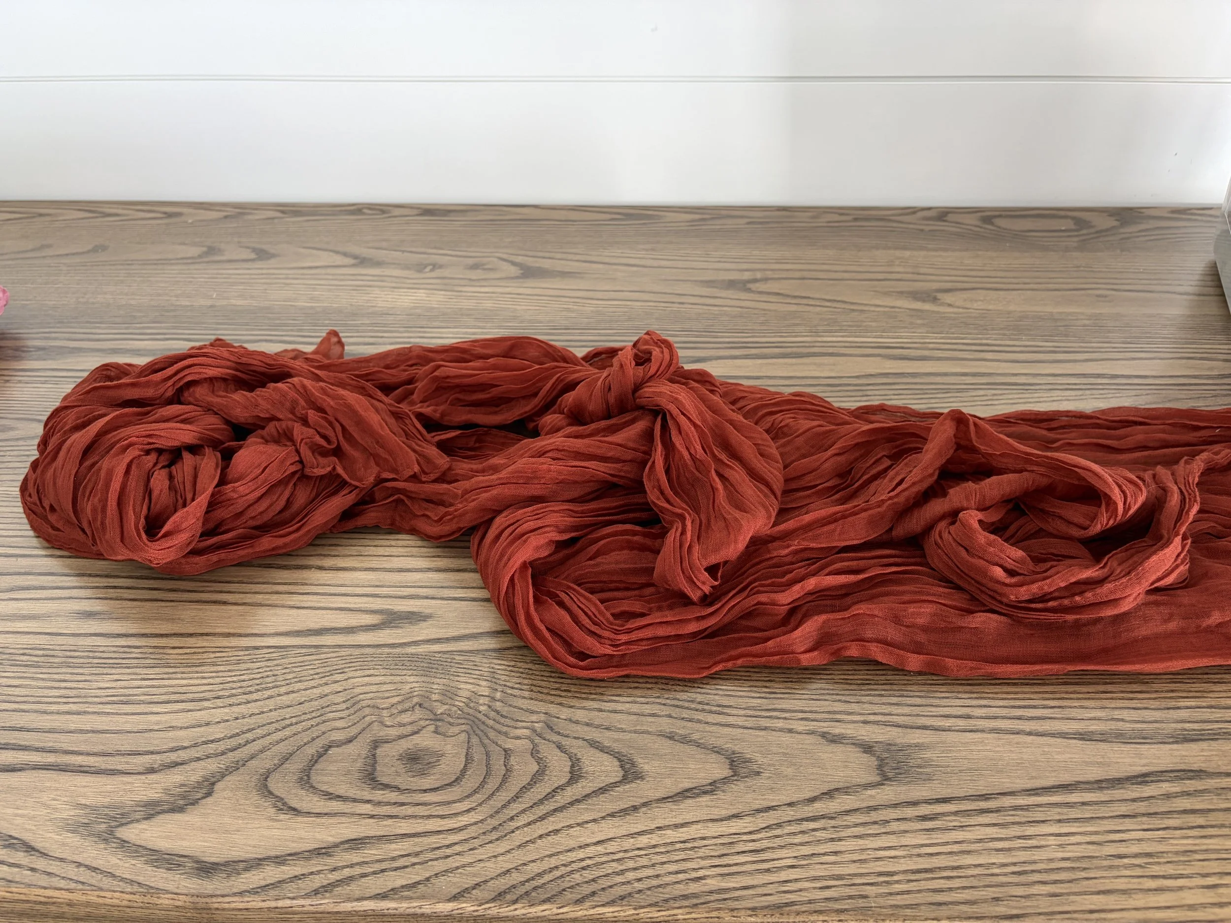 Burnt Orange Table Runner