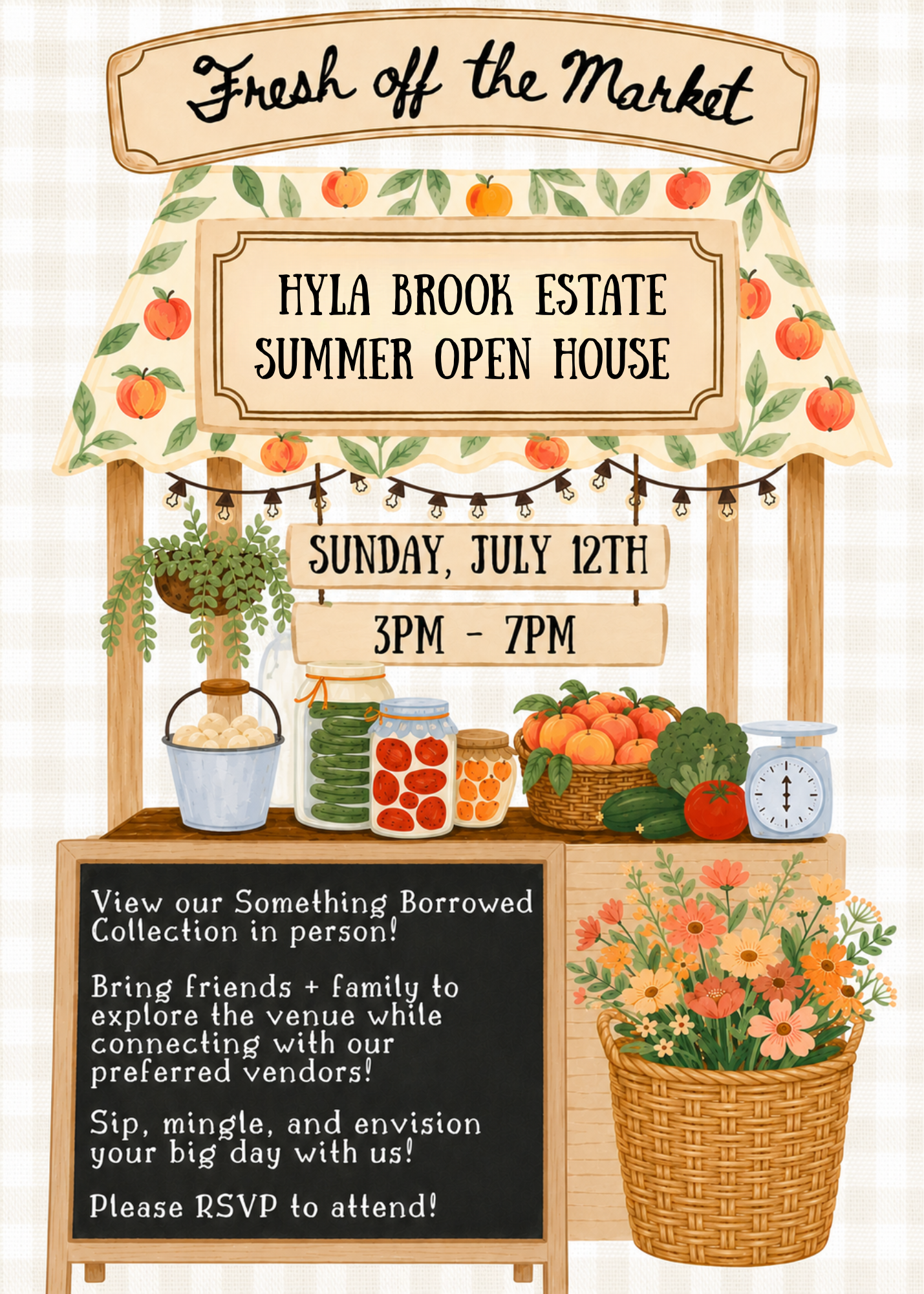 Hyla Brook Estate Summer Open House Invitation