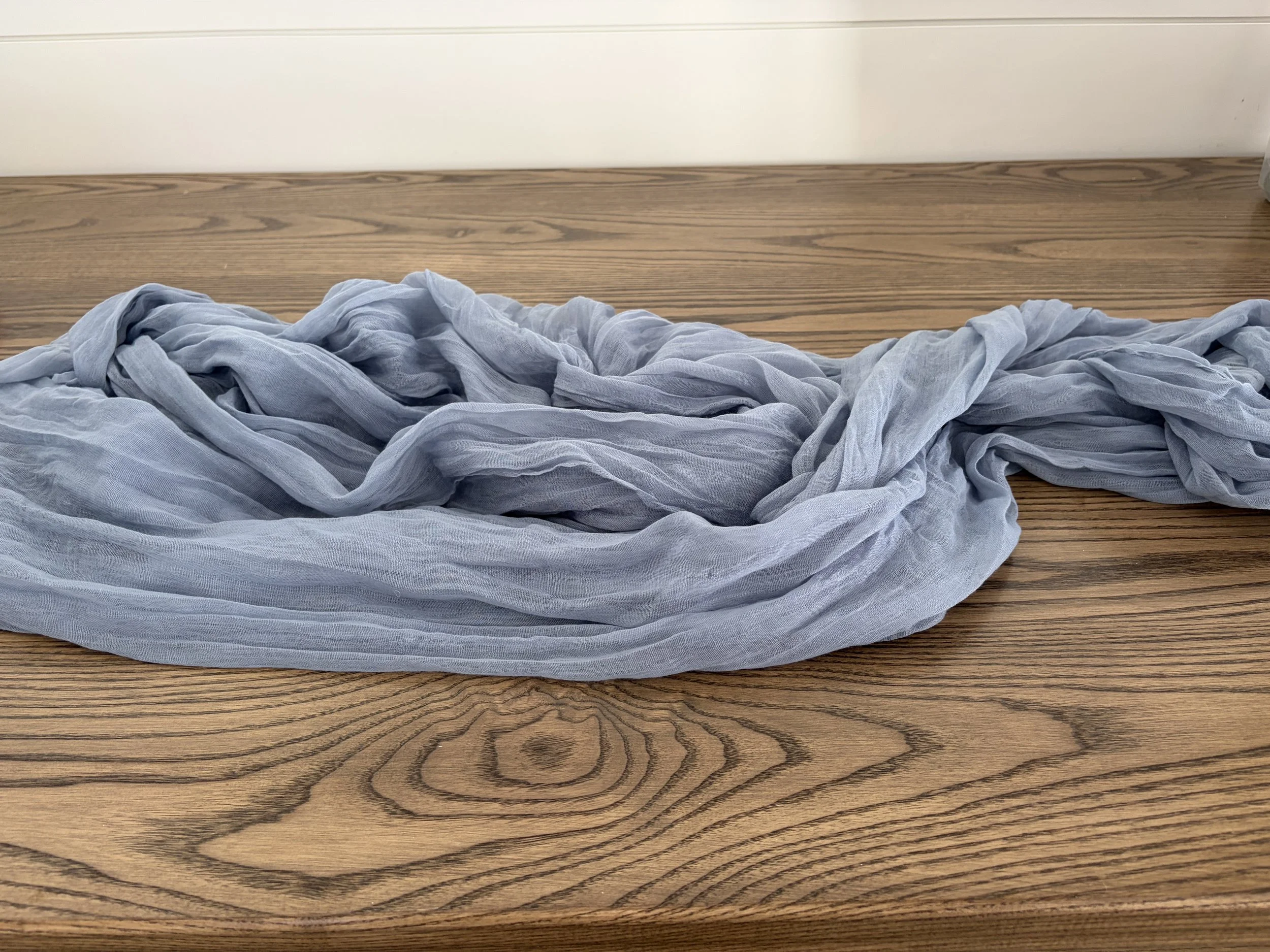 Dusty Blue Table Runner