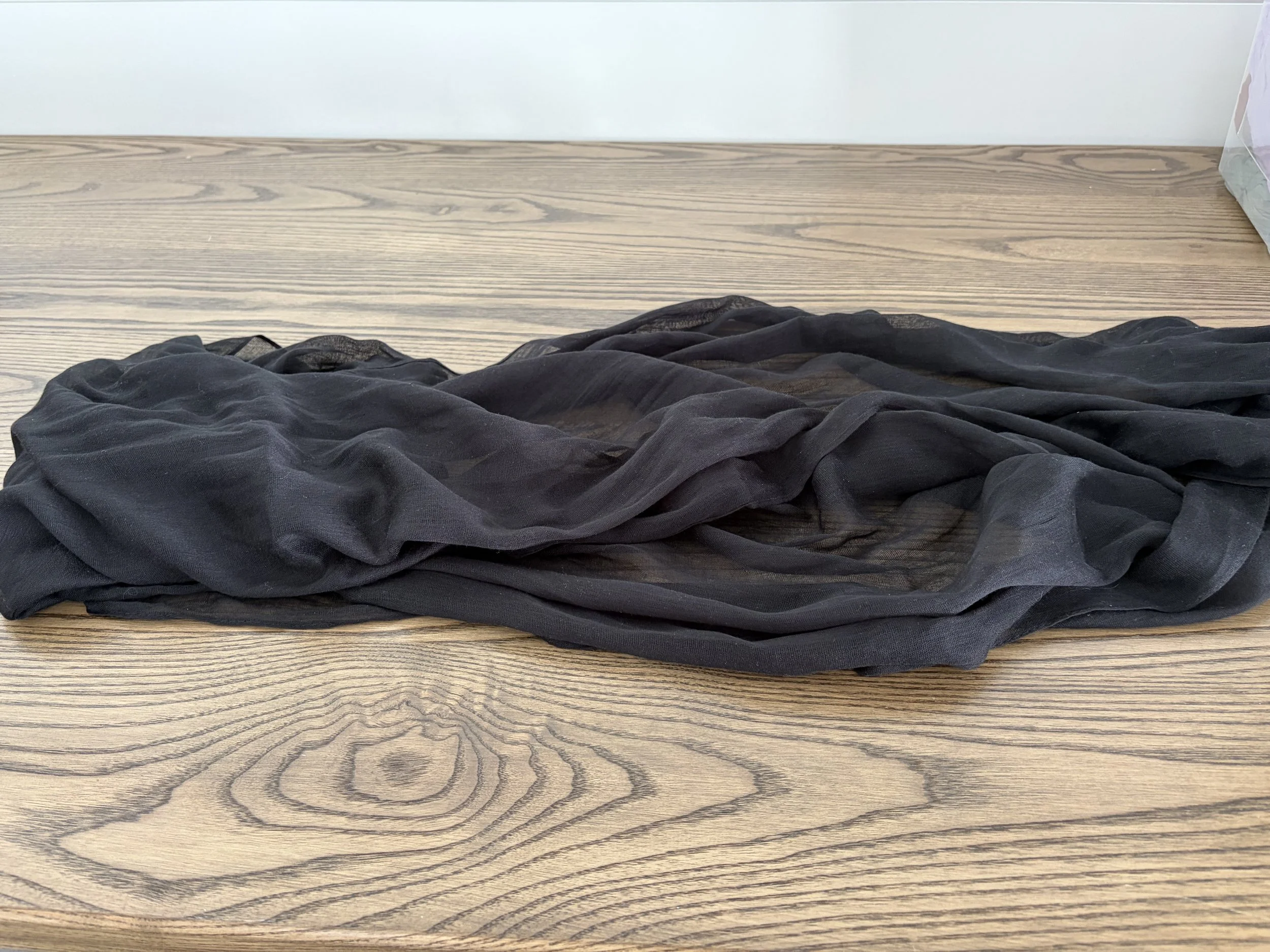 Black Table Runner