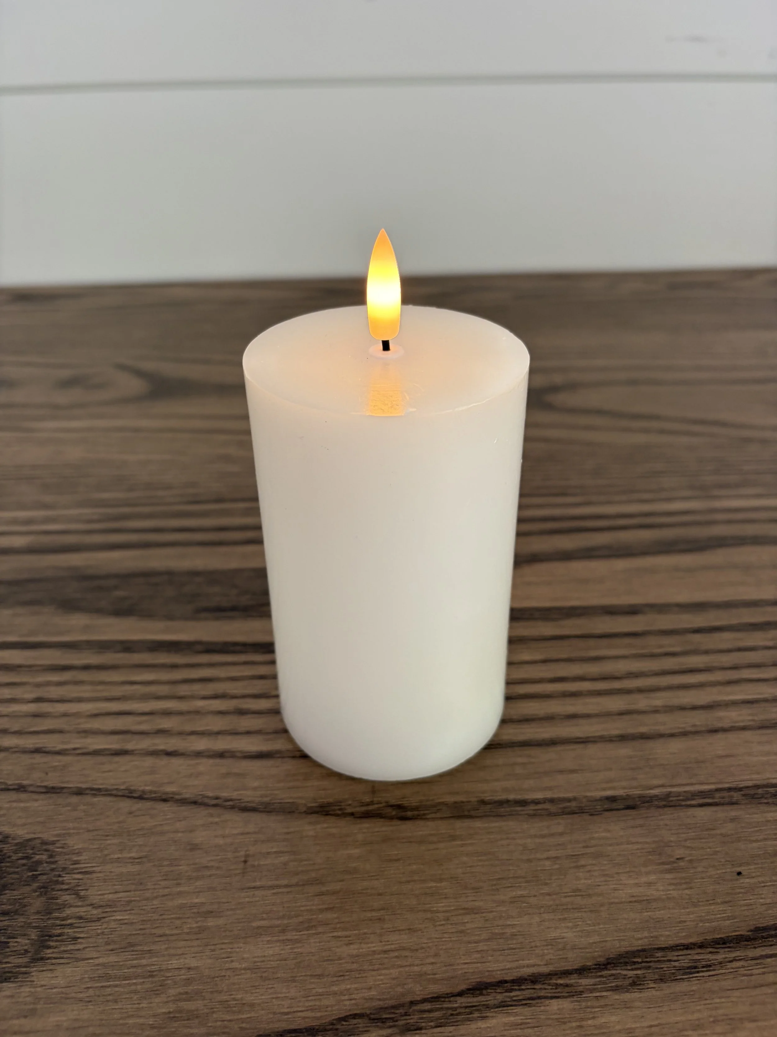Faux Flat Top Pillar Candles