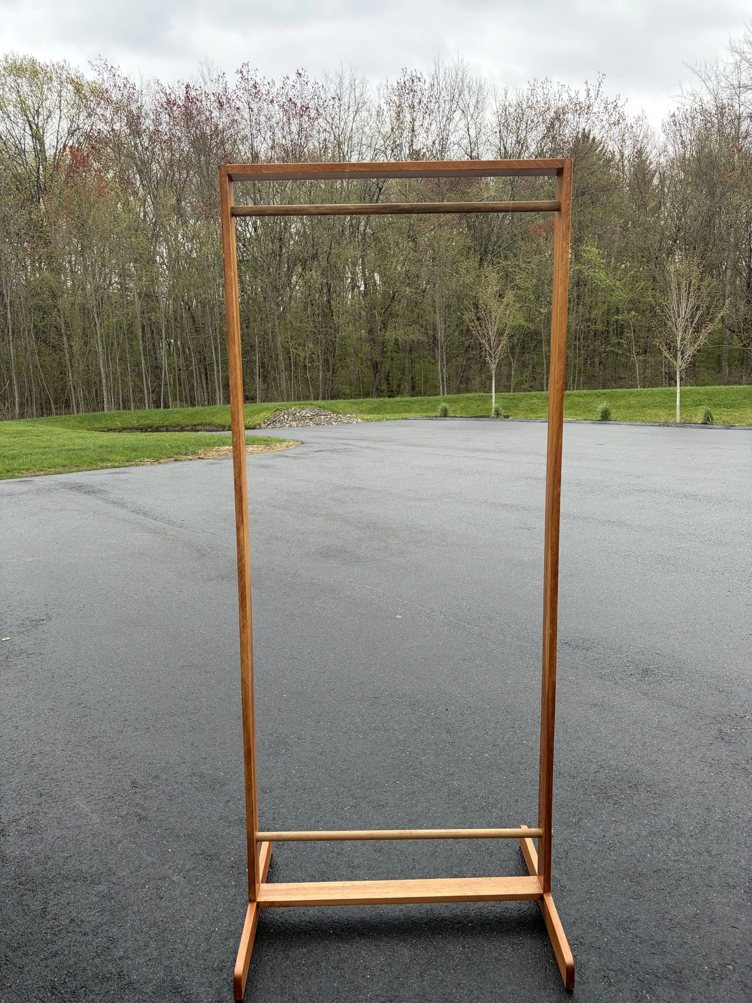 Tall Wooden Sign Holder