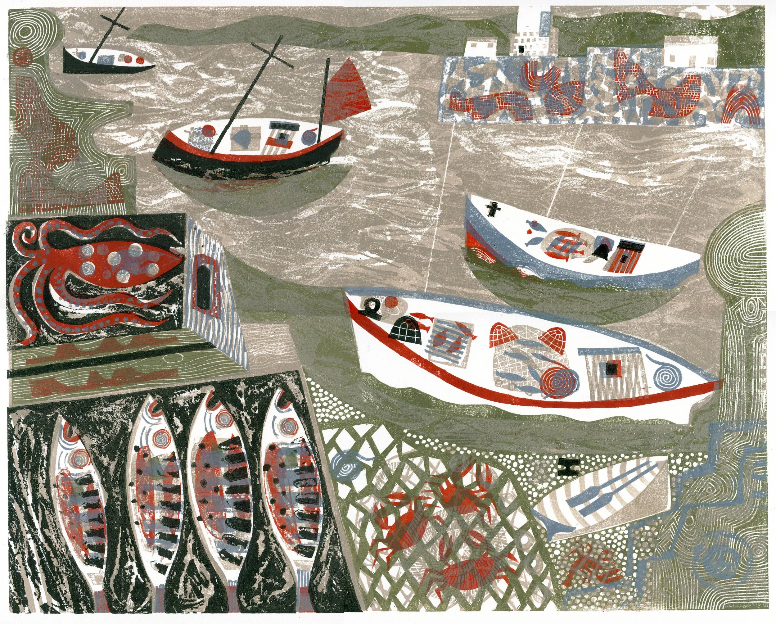 North westerly moderate to fair 40x50cm.jpg