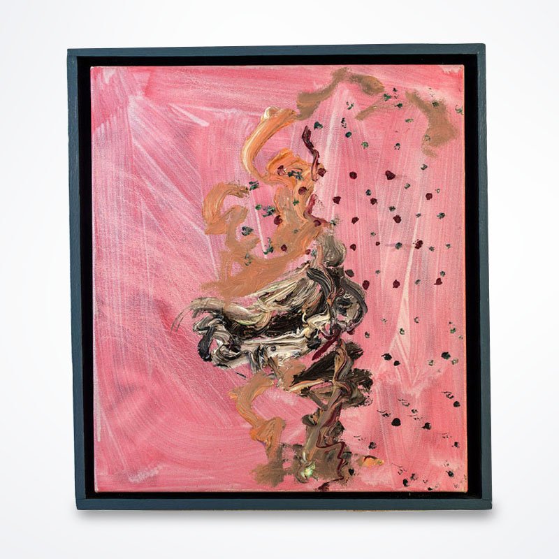 Cosmic Dance, 2025, Oil 0n Canvas, 40 x 45 cm.