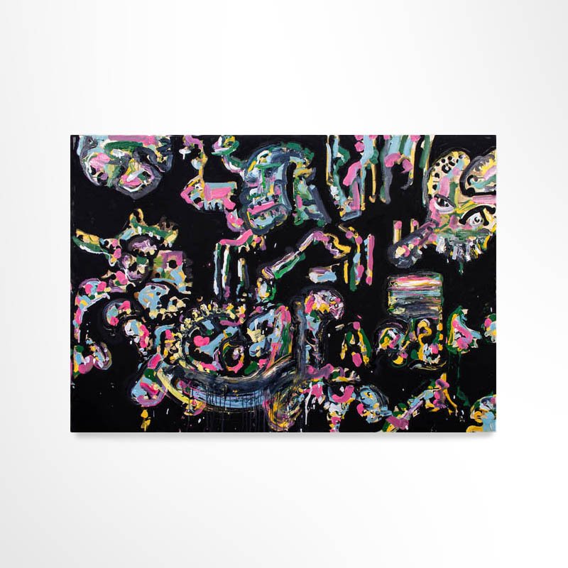 The Space Between Us, 2025, Oil and Acrylic on Canvas, 195 x 135 cm.