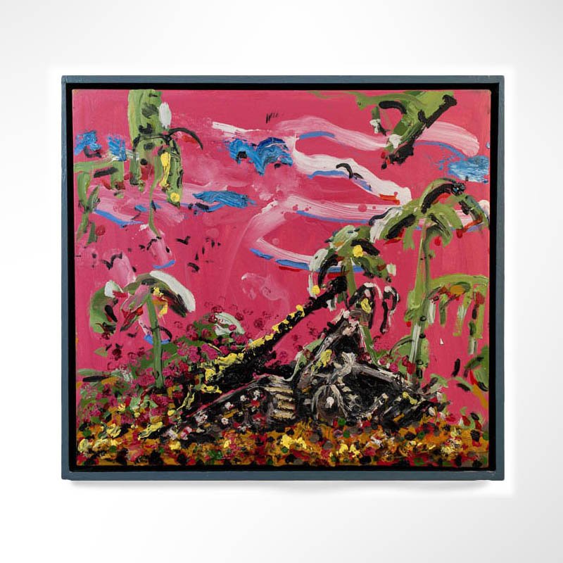 Beach Head, 2025, Oil on Canvas, 50 x 55 cm.