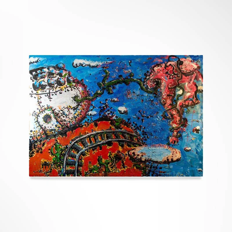 Machine, 2025, Oil on Canvas, 195 x 135.