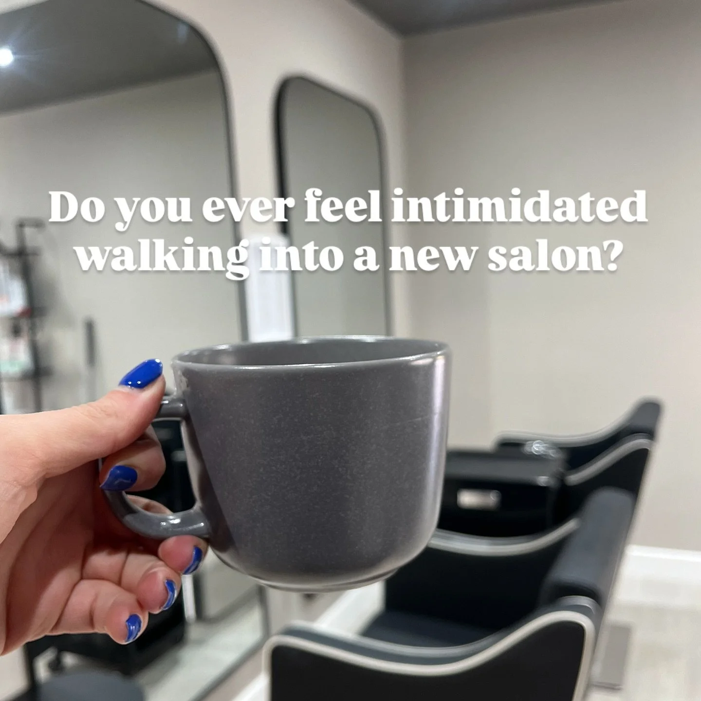 Girl, I see you! 

If you have ever had to take a deep breath before walking through the door of a salon &hellip; 

If you have ever walked through the door to feel instantly like you have a spotlight on you and EVERYONE is watching you .. 

If you h