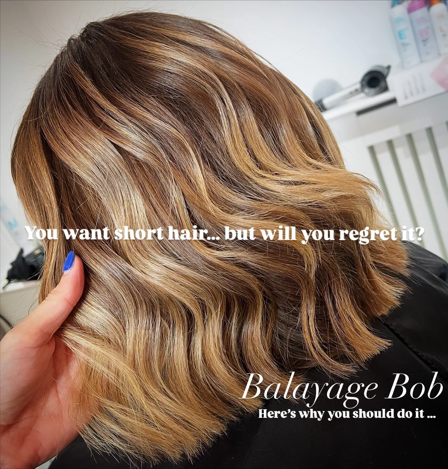 You want it short &hellip; but will you regret it? 👀

It&rsquo;s a never ending dilemma I know! 

So let&rsquo;s look at the pros &hellip; 

1. Short hair makes you style it! 

It makes you show up, it makes you do it and it keeps you looking on you