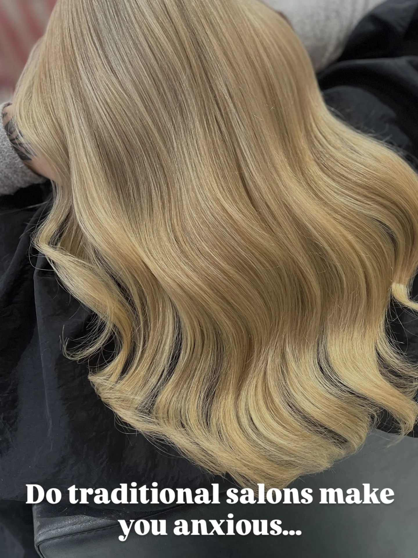 Do traditional salons give you anxiety? 👀

I get it. 

The eyes watching you. 

The big open windows. 

The rush to explain yourself. 

Then you&rsquo;re questioning if you were fully understood. 

Being passed from stylist to stylist.

Nope! It&rsq
