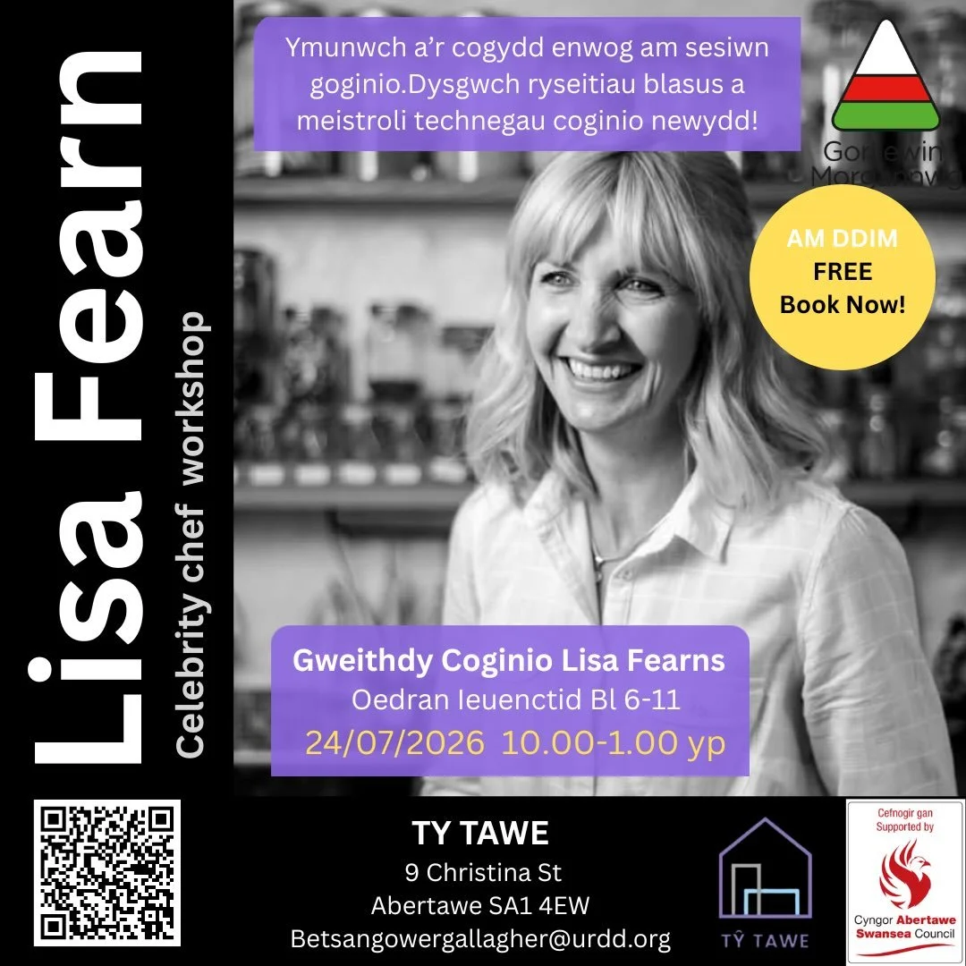 Mae yna nifer o weithdai amrywiol ymlaen yn ystod y gwyliau i blant a phobl ifanc yn @tytawe Beth am roi cynnig ar ambell un? / There are various workshops suitable for children and young people in @tytawe over the school holidays. Why not encourage 