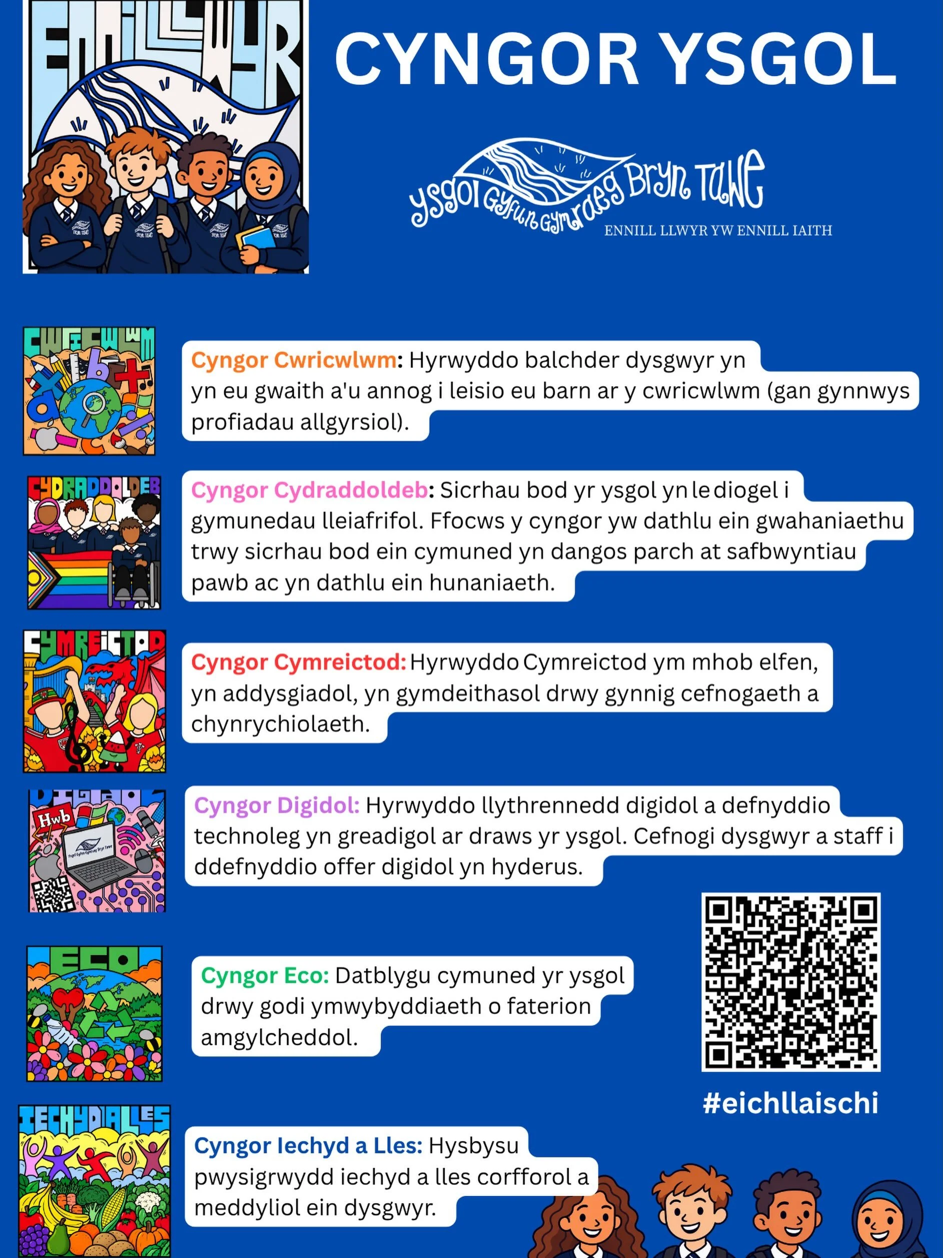 Mae&rsquo;r ffurflen er mwyn ymaelodi gyda&rsquo;r Cyngor Ysgol bellach ar agor! Bydd mwy o wybodaeth yn ein gwasanaethau drwy&rsquo;r wythnos! Dilynwch @cyngor_ysgol_bryn_tawe am ddiweddariadau pellach!
The form to join the school council @ysgolbryn
