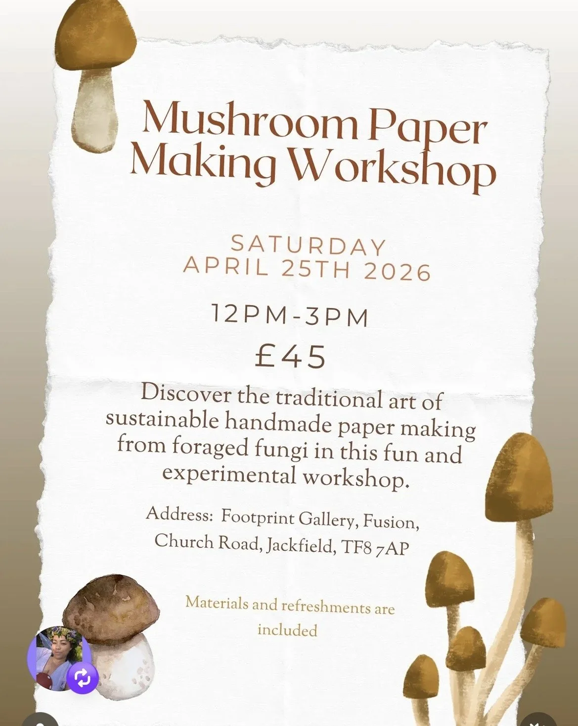 Mushroom Paper Making Workshop