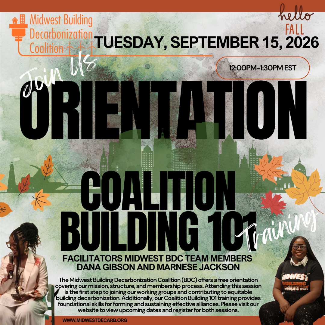 Midwest BDC Orientation + Coalition Building Training