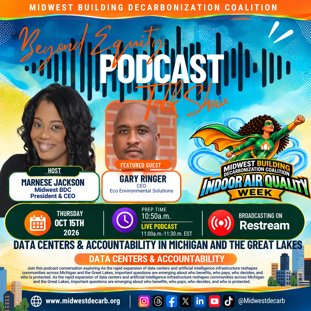 Beyond Equity Podcast!  DATA CENTERS & Rising Utility Rates and Community Health   Who Pays for the AI Energy Boom? 