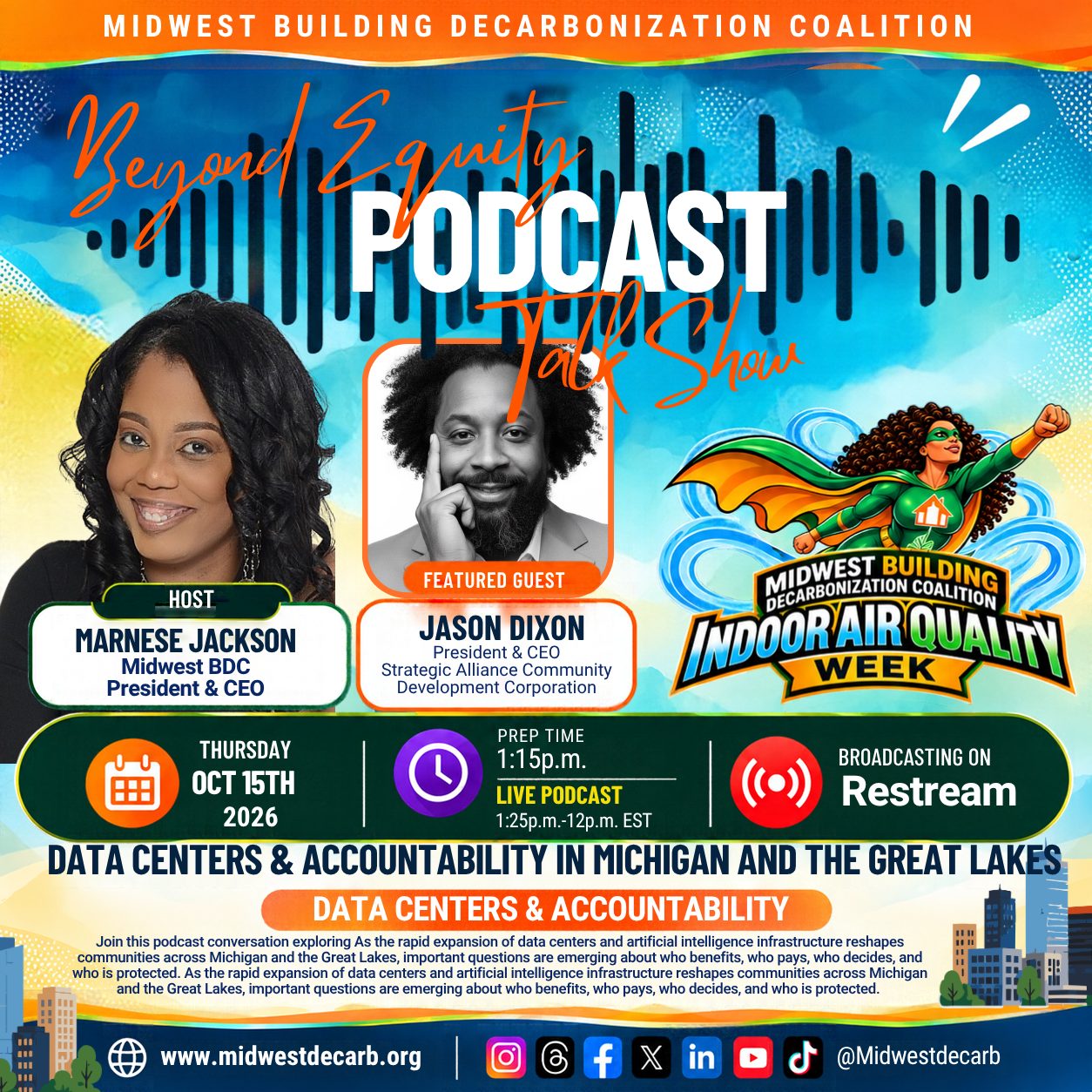  Beyond Equity Podcast ! | Data Centers & Accountability in Michigan and the Great Lakes 
