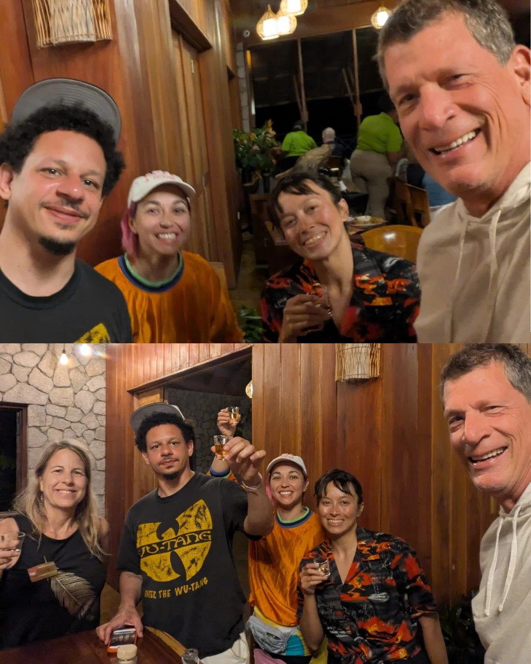 We had a blast hanging out with Eric Andre @ericfuckingandre at Jungle Bay @junglebaydominica and had a Rosalie Bay rum tasting with him where we shared our first aged-barrel release as well as our chocolate and citrus rums! Fun night and what a grea