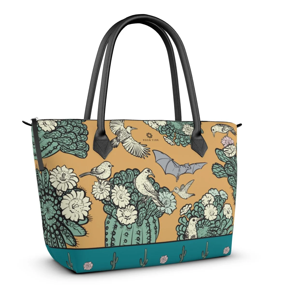Desert Cactus Zip Top Tote.jpeg