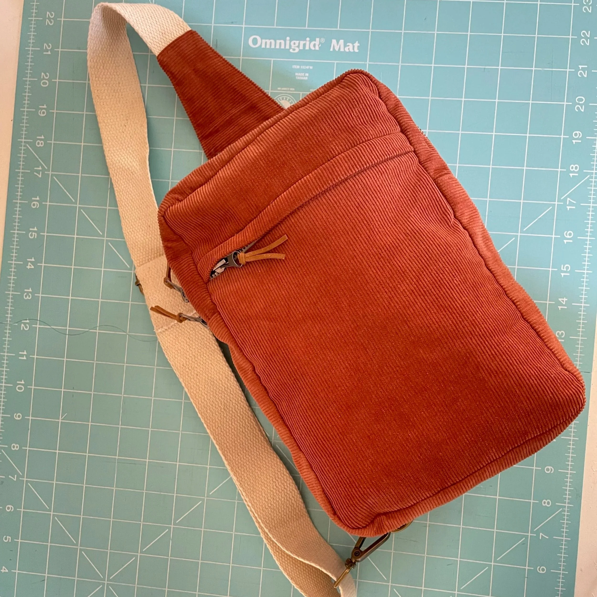 Corduroy Sling Bag