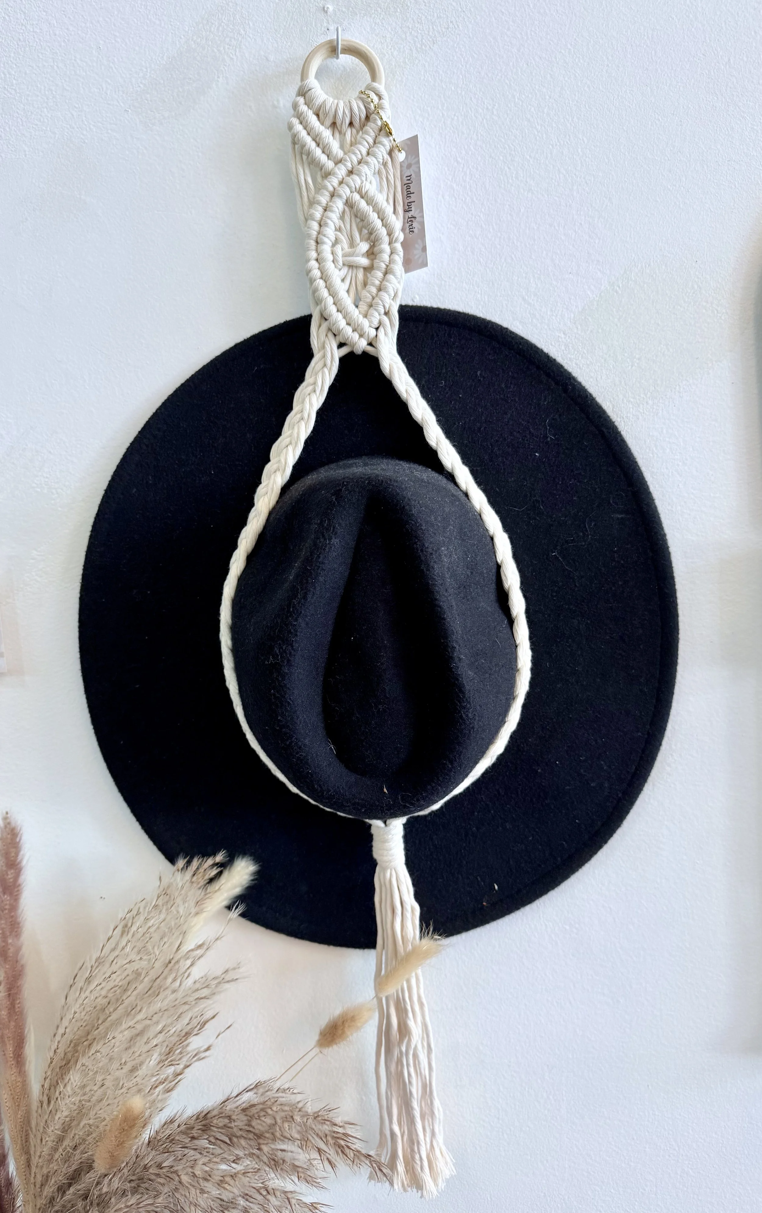 Macrame Hat Hanger