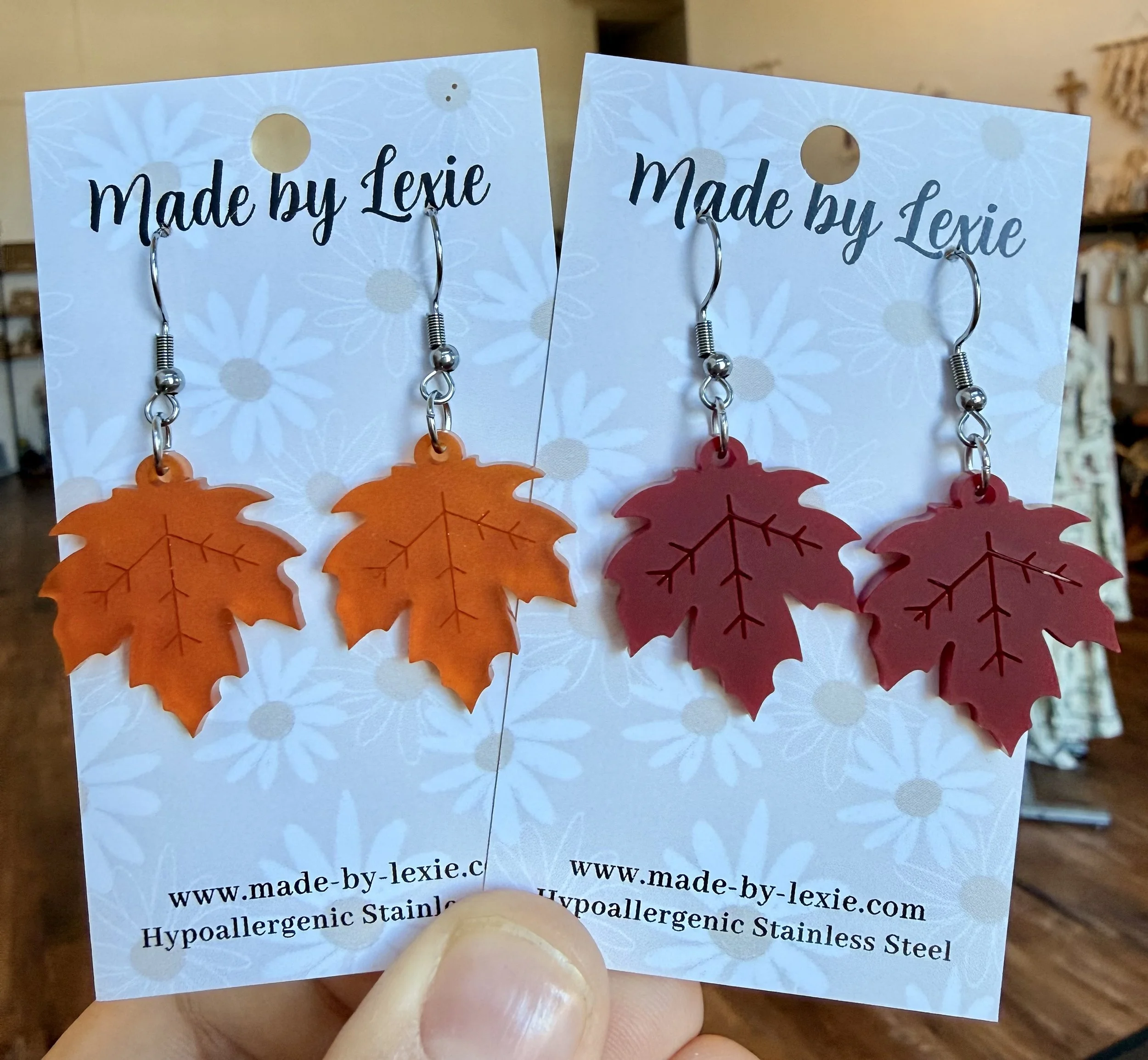 Maple Leaf Earrings