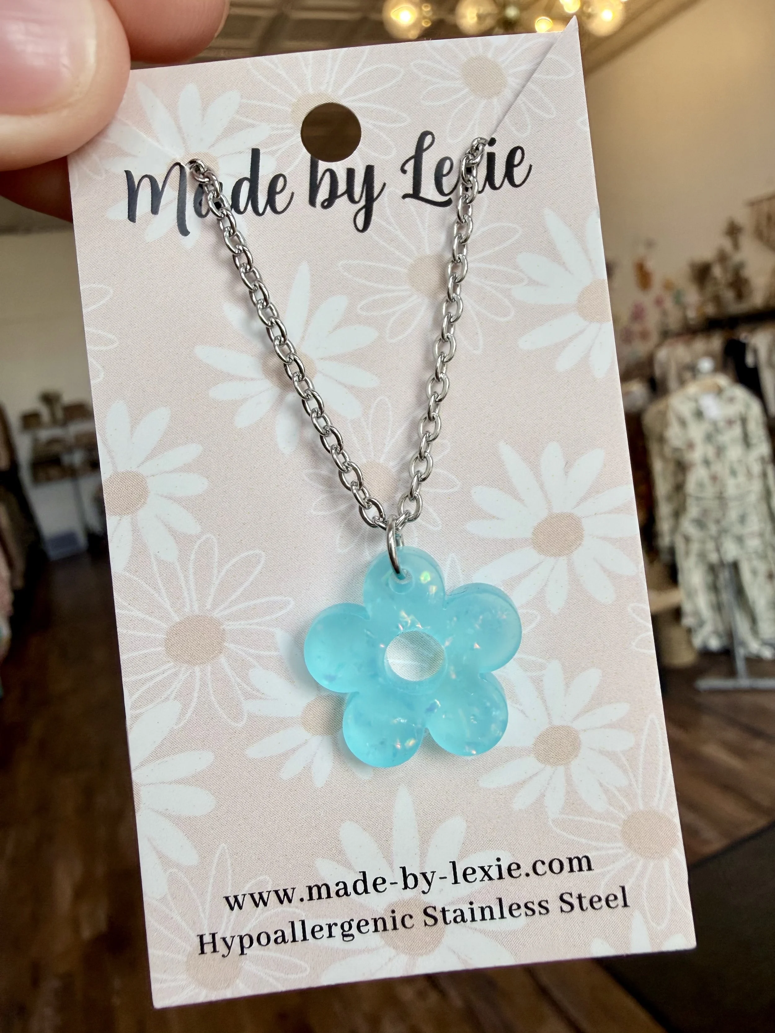 Blue Sparkle Necklace