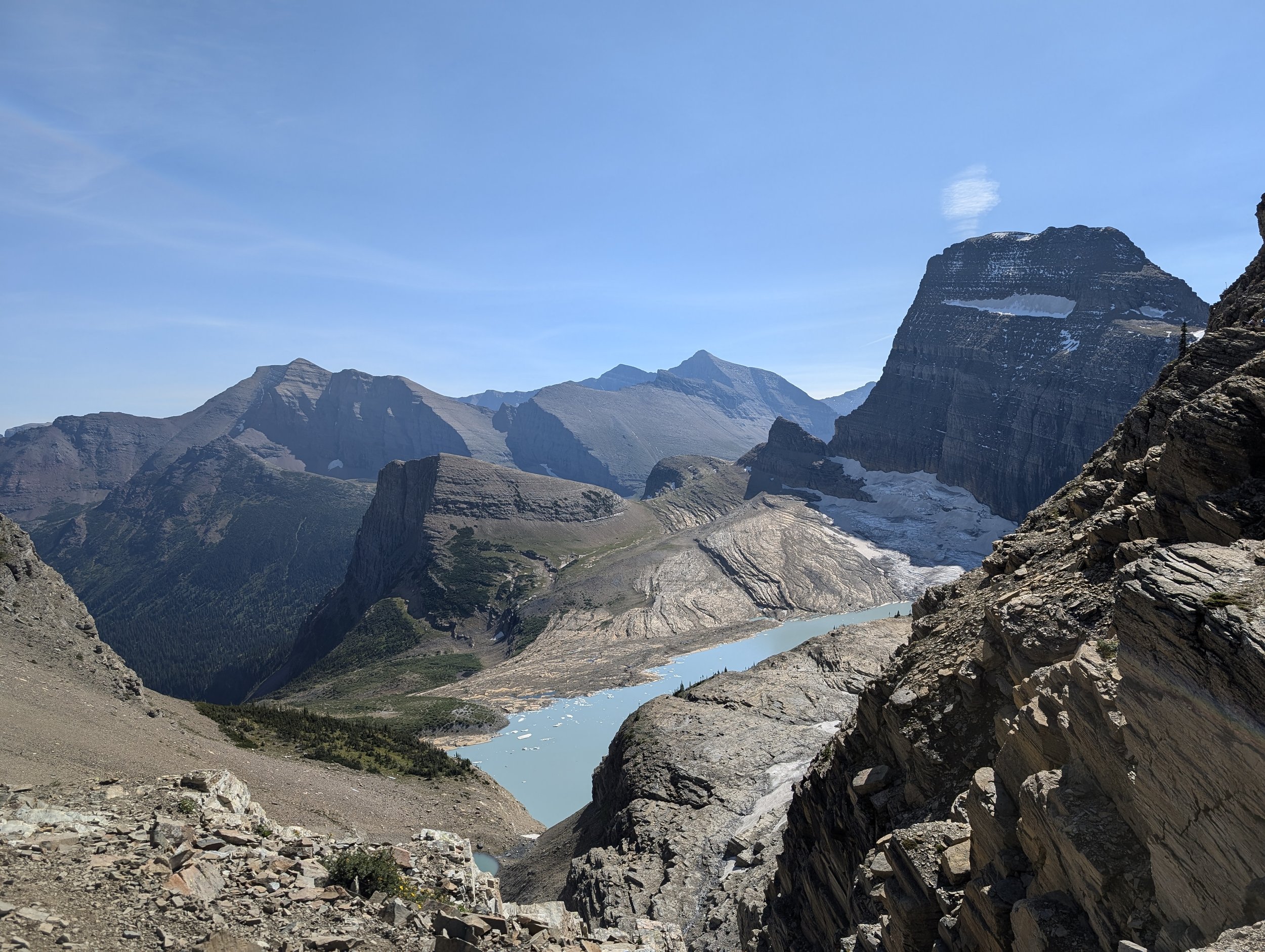Grinnell Glacier from above