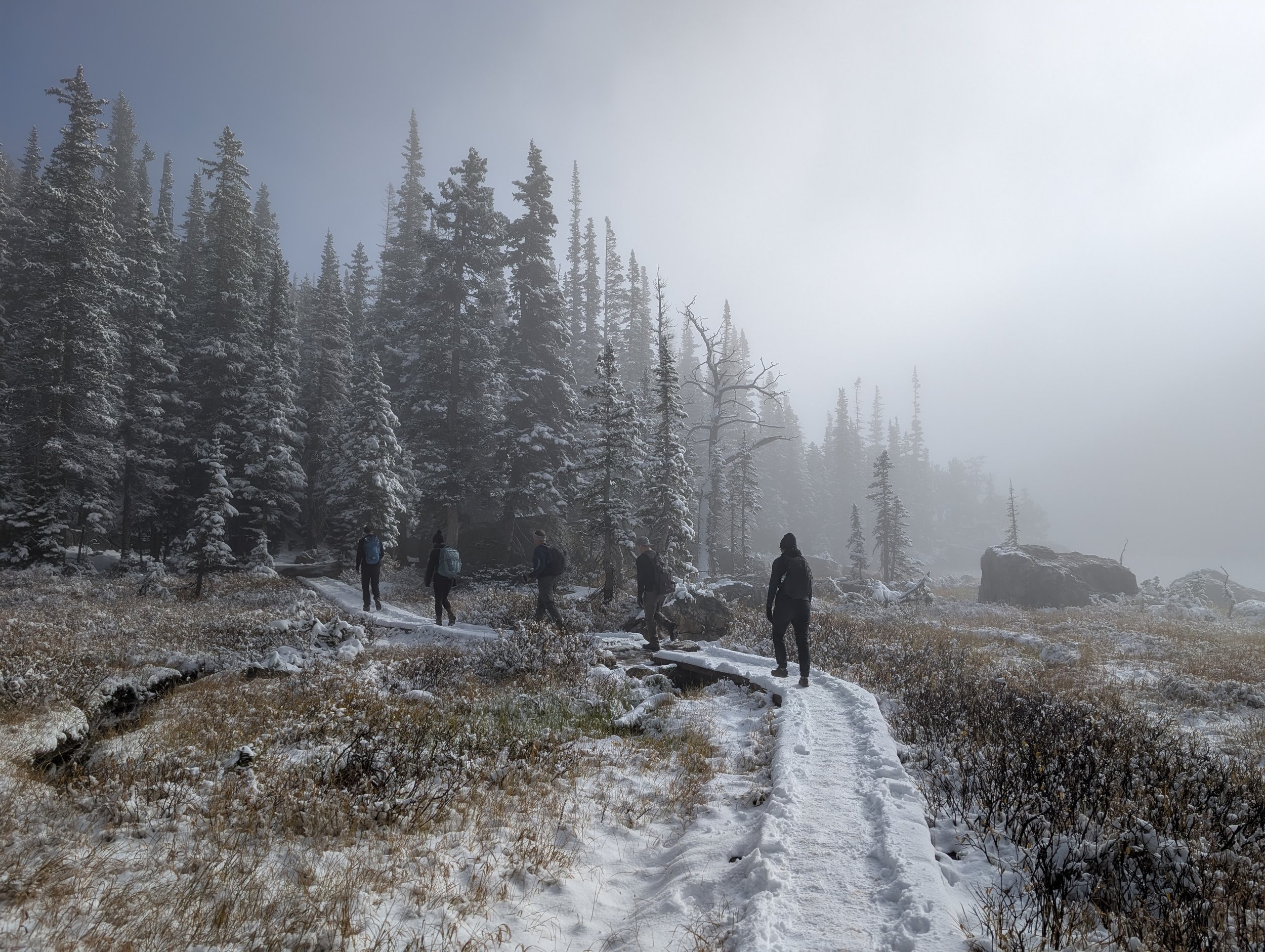  The morning had an ethereal feel to it 