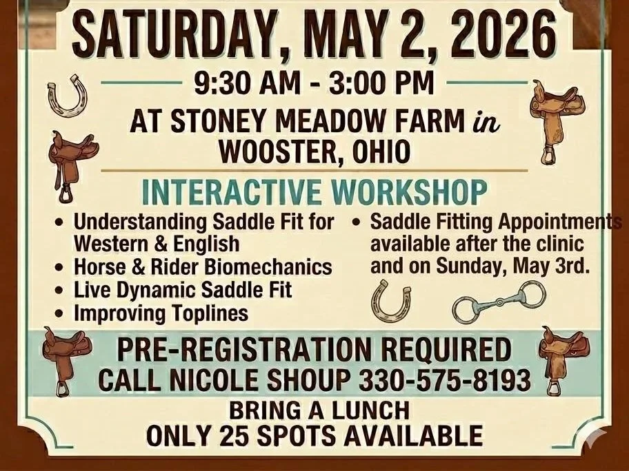 Stoney Meadow Farm Saddle Fit Clinic