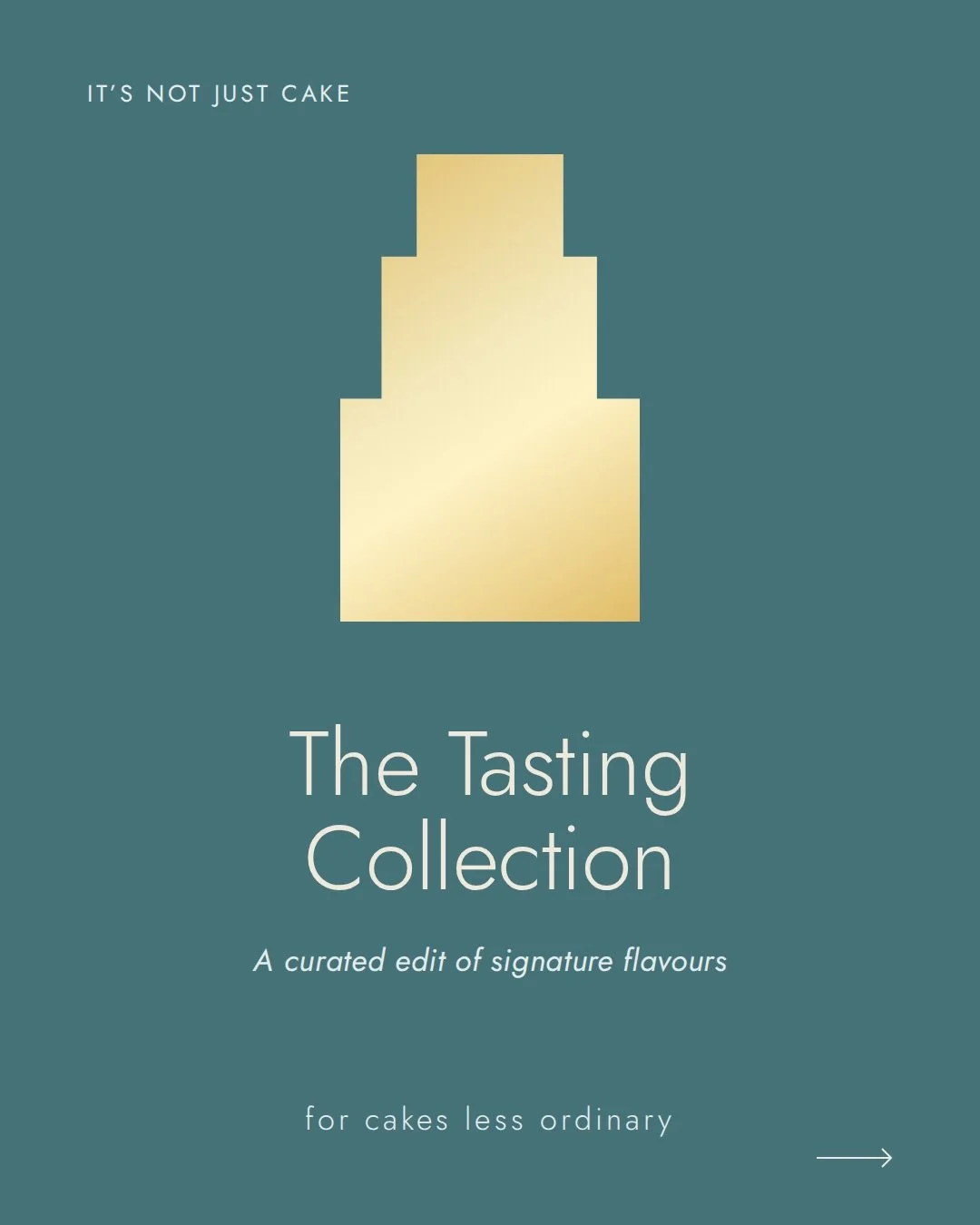 The Tasting Collection  Postal Edition.  A curated edit of signature flavours.  For cakes less ordinary  Pre order  Link in bio.  Postal date 22.10.26.  #itsnotjustcake #tastingbox #bespokeweddingcake #bridetobe2027.  #Londonweddingcake