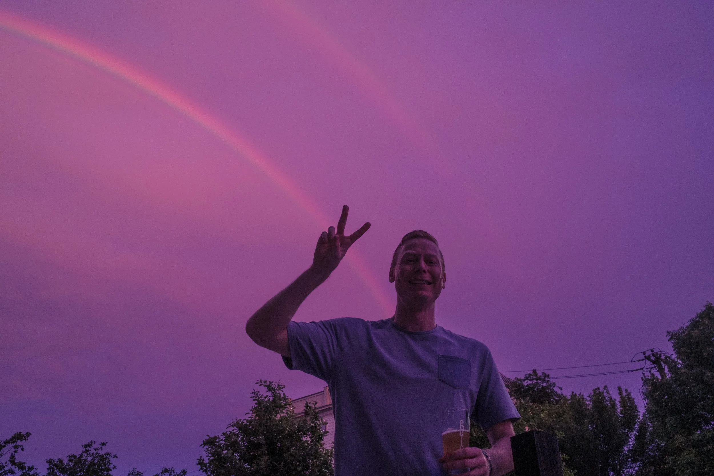 Birthday Double Rainbow for Hyde