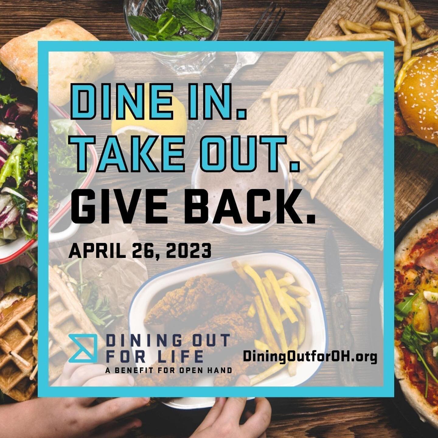 Support the great work of @openhandatlanta just by eating at @yallaatl and our brother restaurant @fredsmeatbread at @thekrogdistrictatl TODAY, Wed, Apr 26! 
**Only in-person ordering or online pickup ordering through our website (&ldquo;Order for Pi