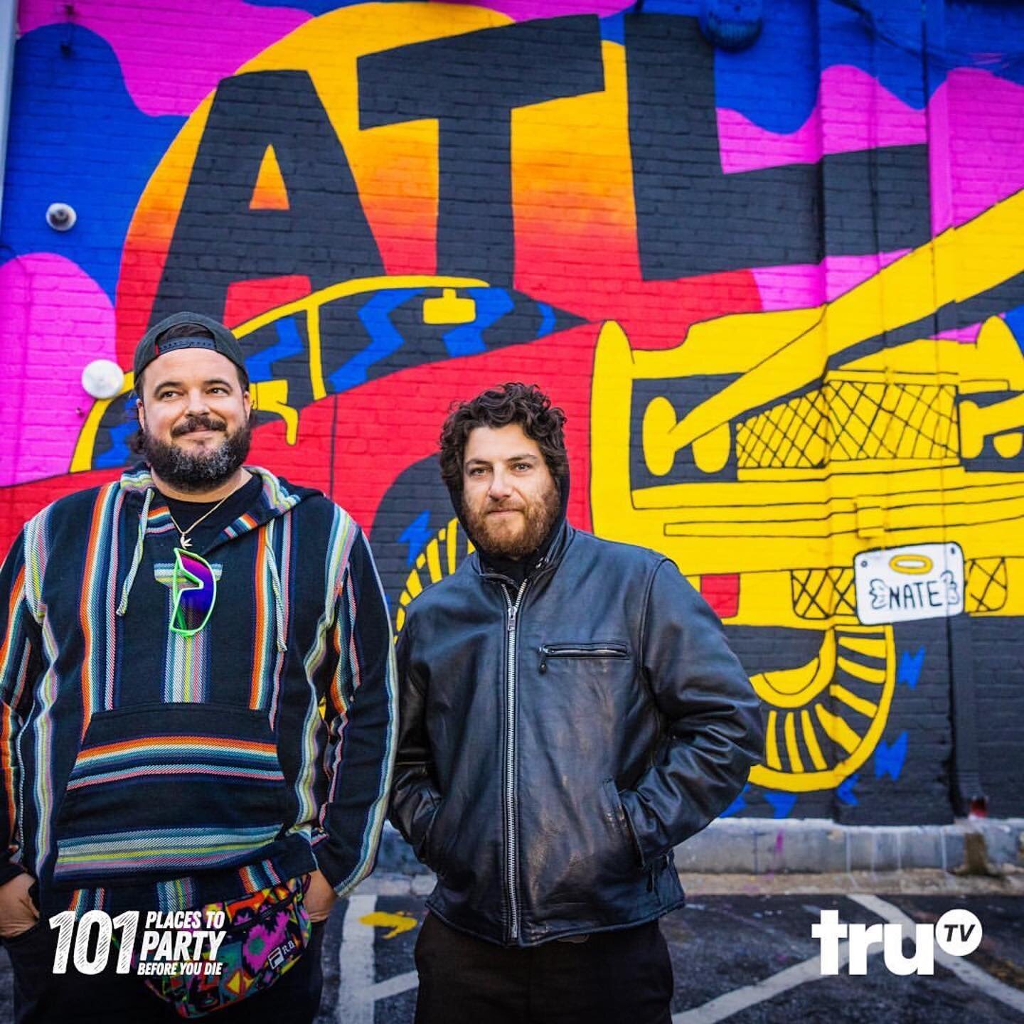 @truTV&rsquo;s new buddy-travel series &mdash; 101 Places to Party Before You Die &mdash; follows comedians and longtime pals, @adam.pally (&ldquo;Sonic 2&quot;, &quot;Happy Endings&rdquo;) and @gabrus (&ldquo;Game Over, Man!&rdquo;) on an epic summe