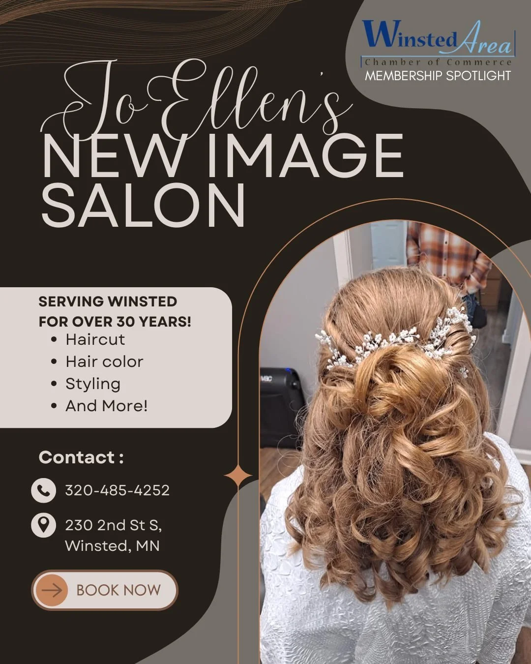 โ๏ธThis week, we are honored to be putting our spotlight on one of our esteemed members, JoEllen's New Image Salon! ๐๐ผ‍โ๏ธ 
Through changing trends, events and a busy schedule of local happenings, JoEllen’s New Image Salon remains a steady
