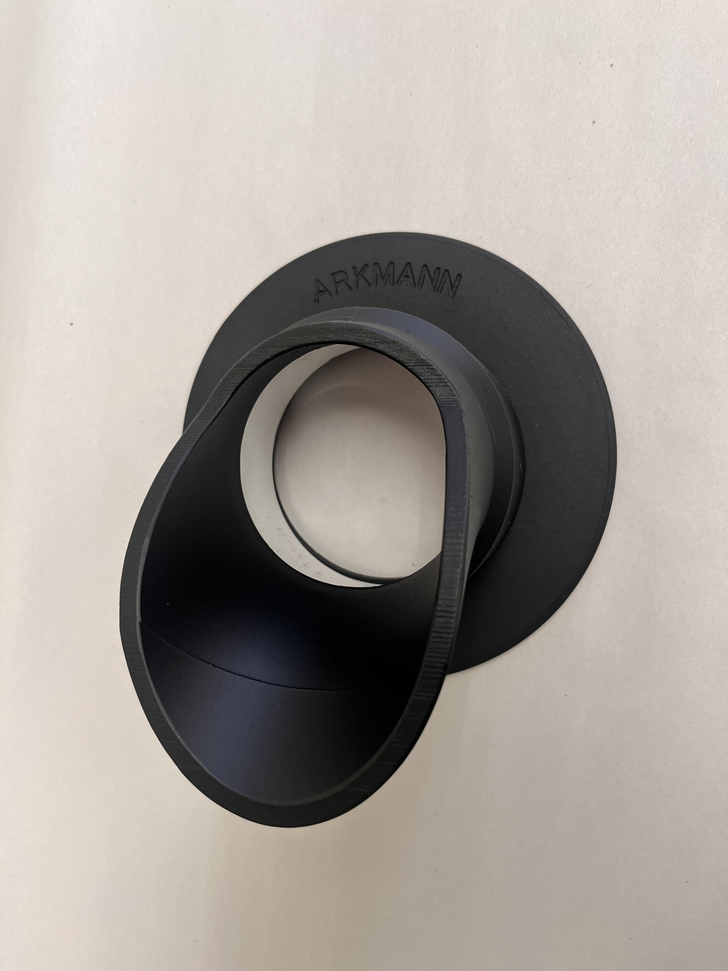 Plastic Downspout Nozzle (Black Matte)