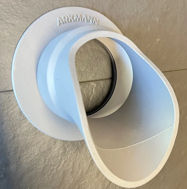 3" Plastic Downspout Nozzle (Gray Primer)