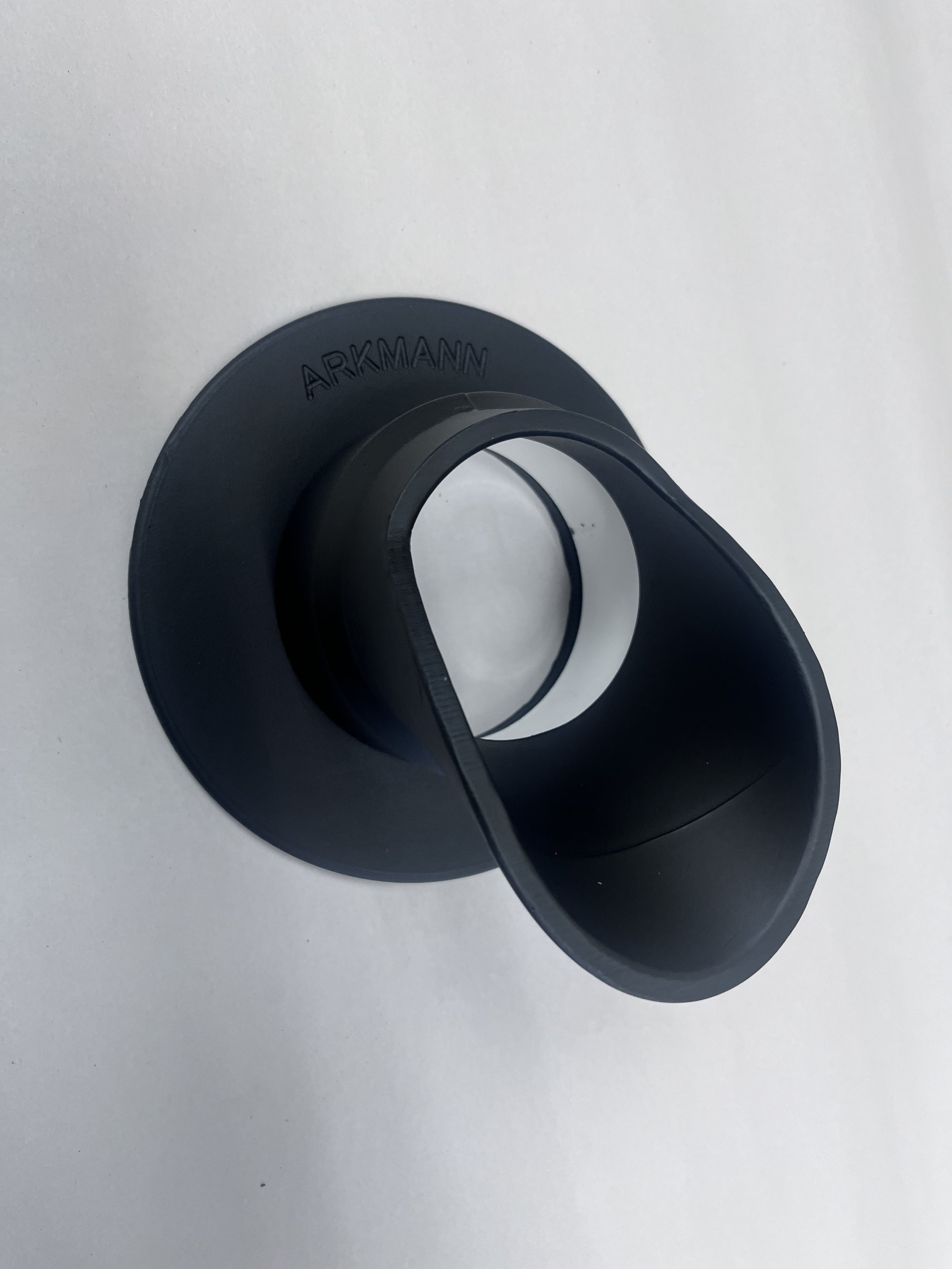 2" Plastic Downspout Nozzle (Black Matte)