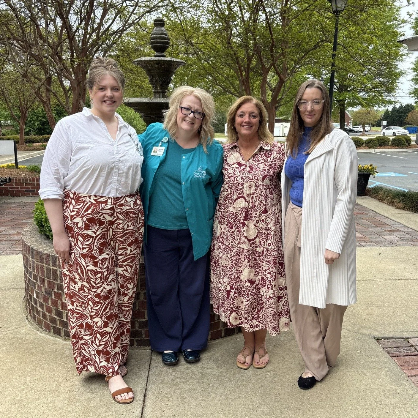 As March comes to an end, we want to recognize our wonderful social workers for National Social Workers month! 💛 Thank you Mary Stuart, Jennifer, Lori &amp; Kathryn Grace for your service to Hospice &amp; Palliative Care of the Piedmont; we greatly 