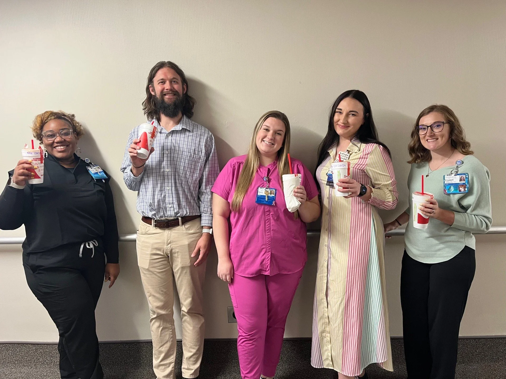 No jokes here! Blair delivered smoothies yesterday to the case management team at Self Regional Healthcare for National Social Work Month. Thank you for your service to our community! ☀️💙

 #HospiceCare #HospicePiedmont #CareofthePiedmont #Community