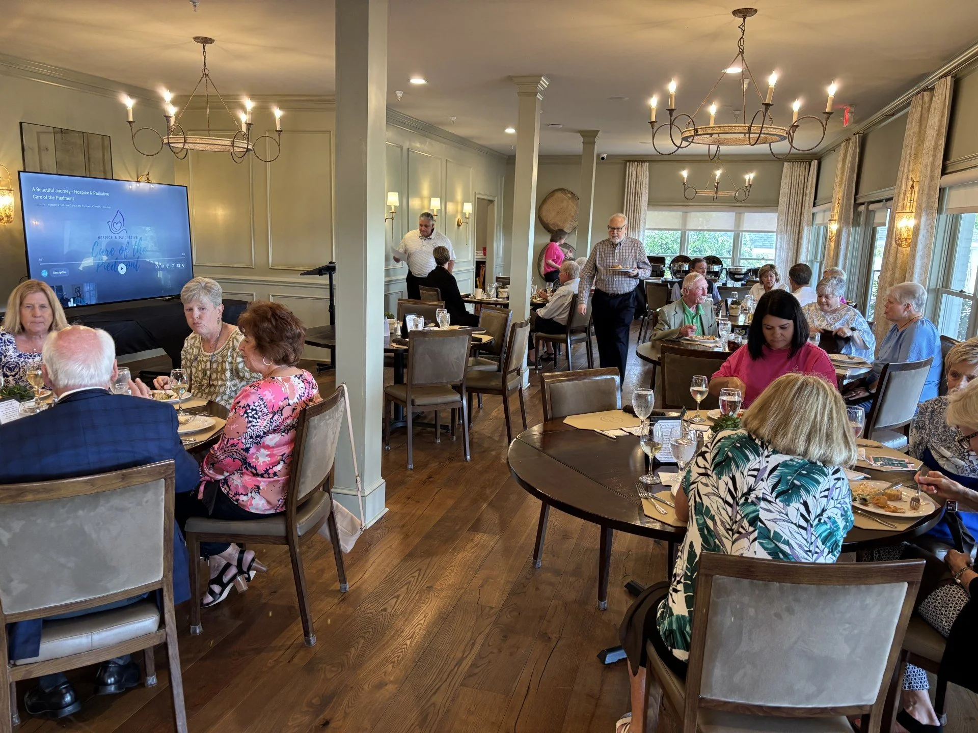 We had a wonderful time @oldeeight  this past Thursday and enjoyed getting to share a few our upcoming initiatives here at Hospice &amp; Palliative Care of the Piedmont. 🌟 

Many thanks to Paul Bagnoli, our Foundation Board Chair, and Dr. Nancy Hart