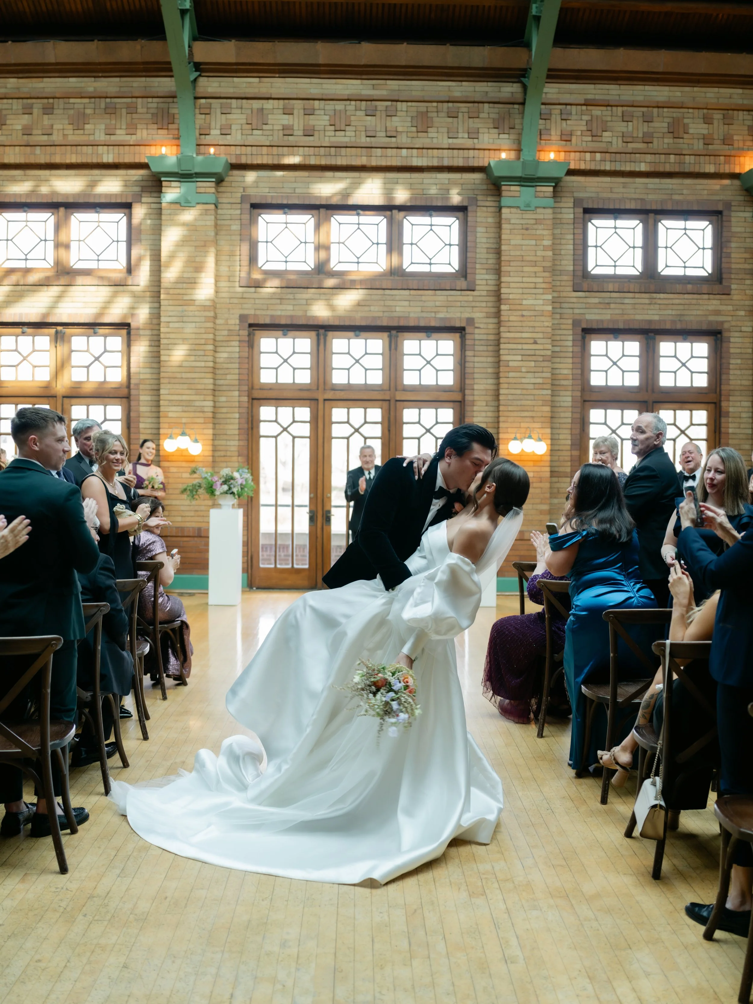 Natalie and Daniel’s Timeless Spring Wedding at Cafe Brauer