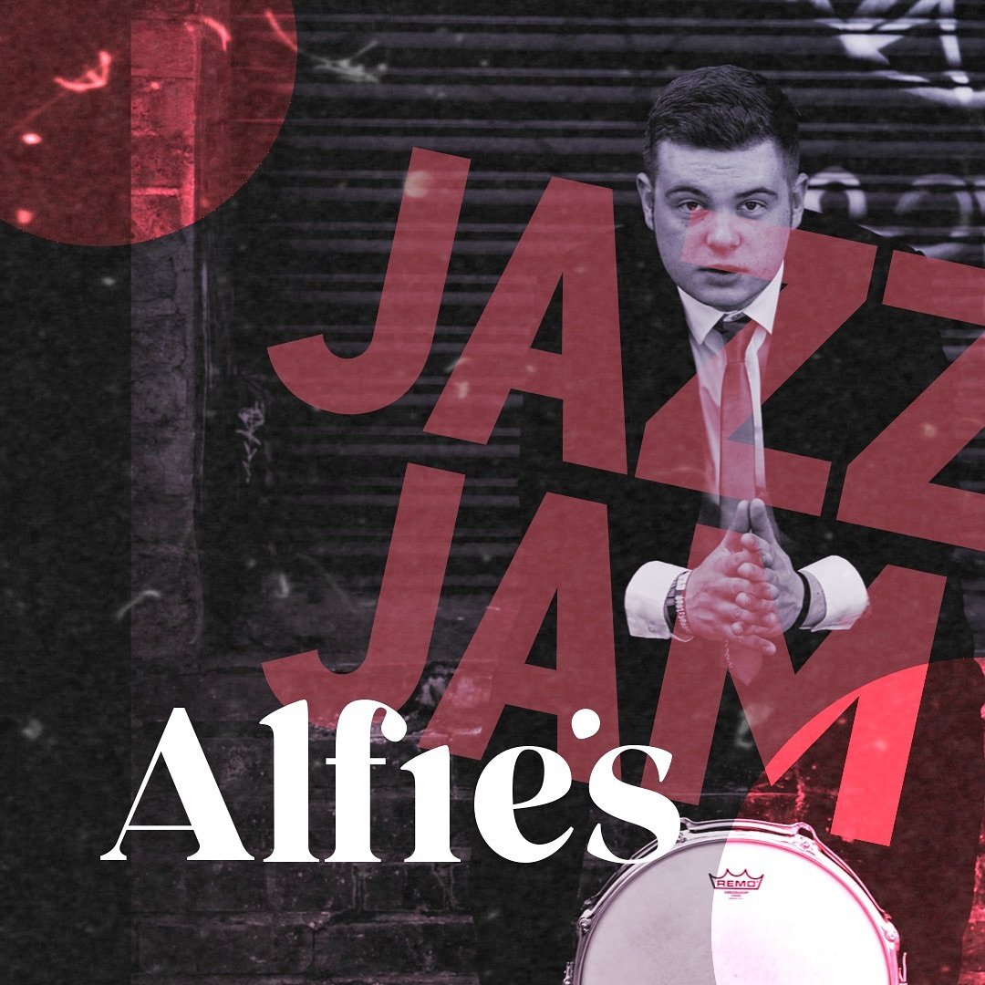 Alfie&rsquo;s weekly jazz jam is here! Tonight will be hosted by the hard hitter @callumsmithdrums 🥁 

Tickets available at soho.live/alfiestickets

Jammers follow @soholivebackstage for free entry 

#jazzjam #livemusic #livejam #jamnight #bebopjam 
