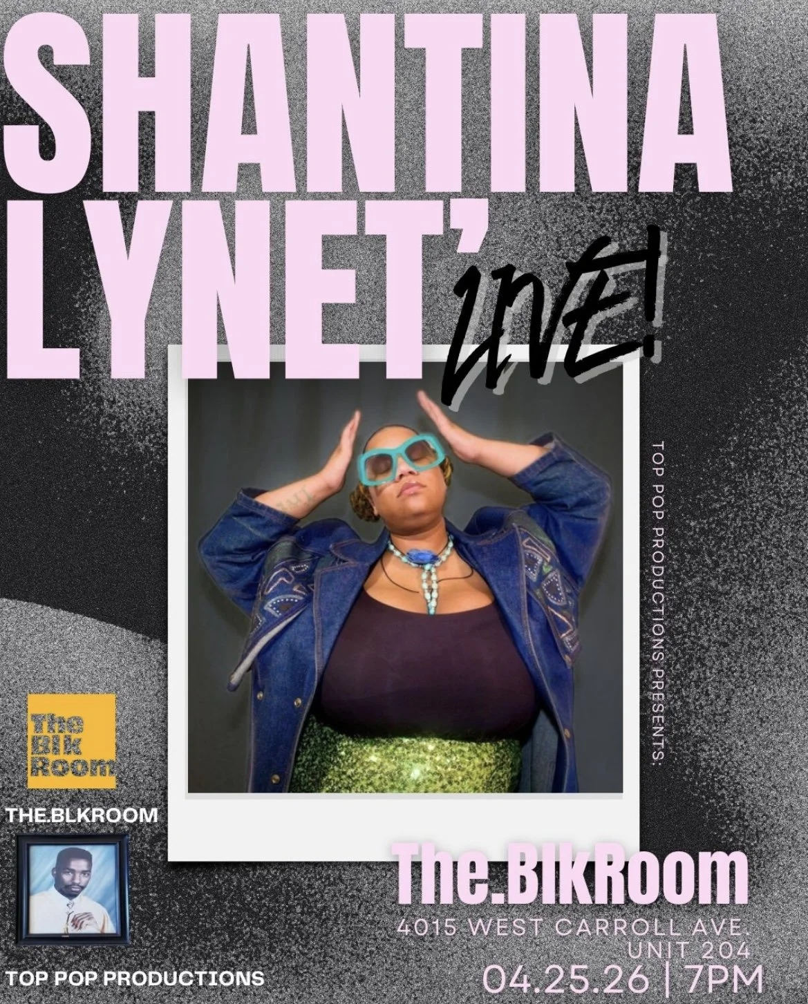 TOPPOP PRODUCTIONS: Shantina Lynet LIVE